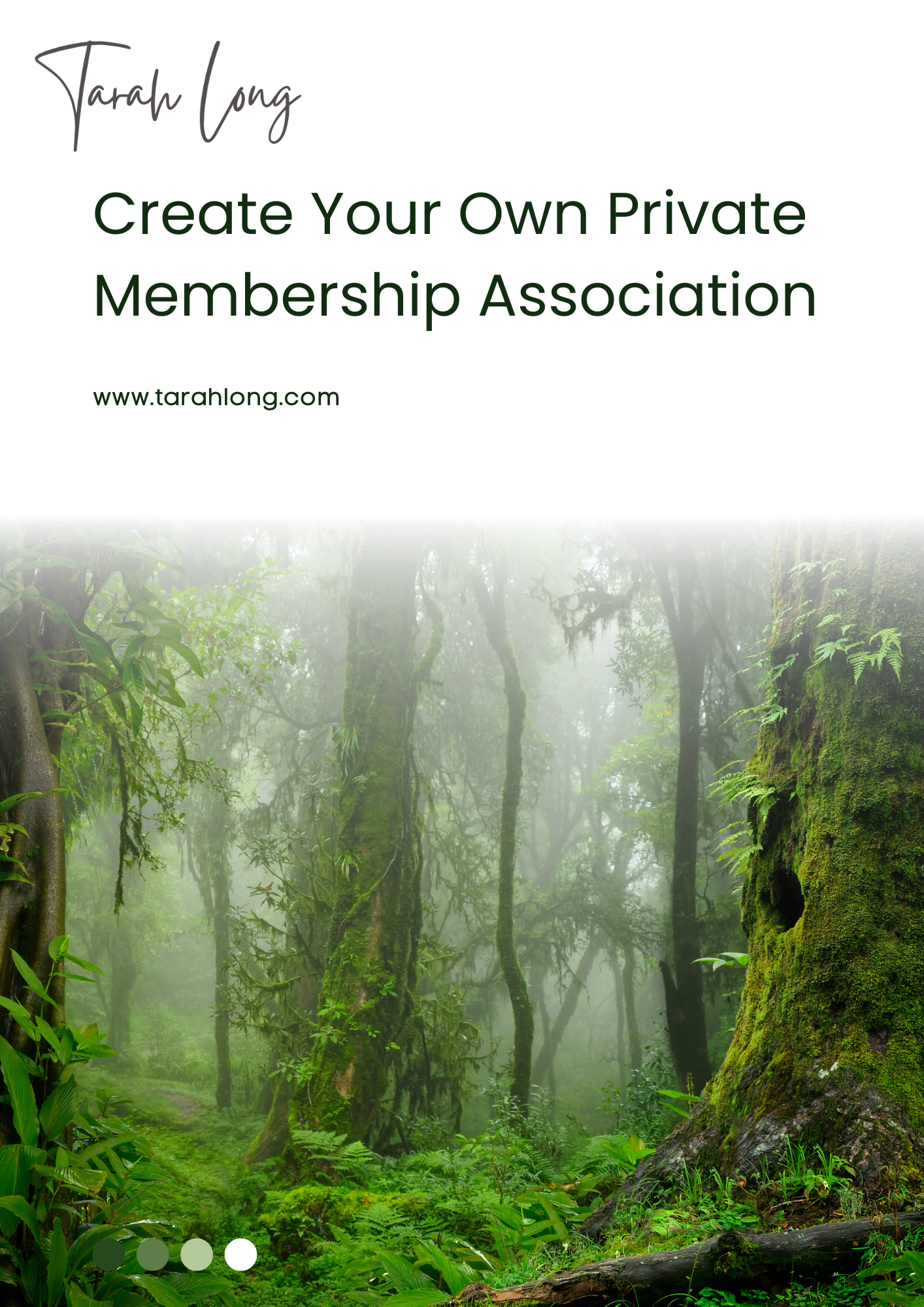 Create Your Own Private Membership Association 