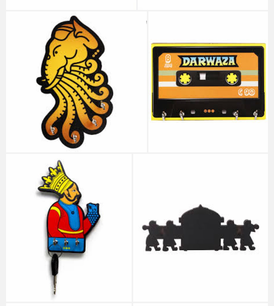 Colorful Decorative Key Holder