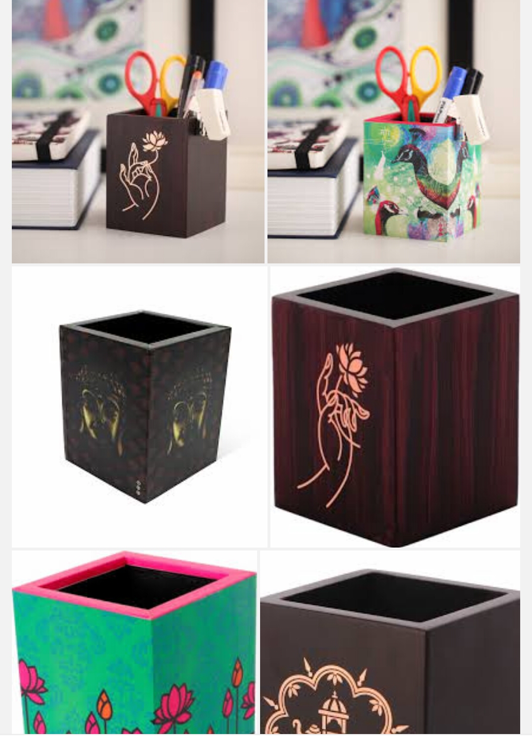 Handcrafted Decorative Pen Holders