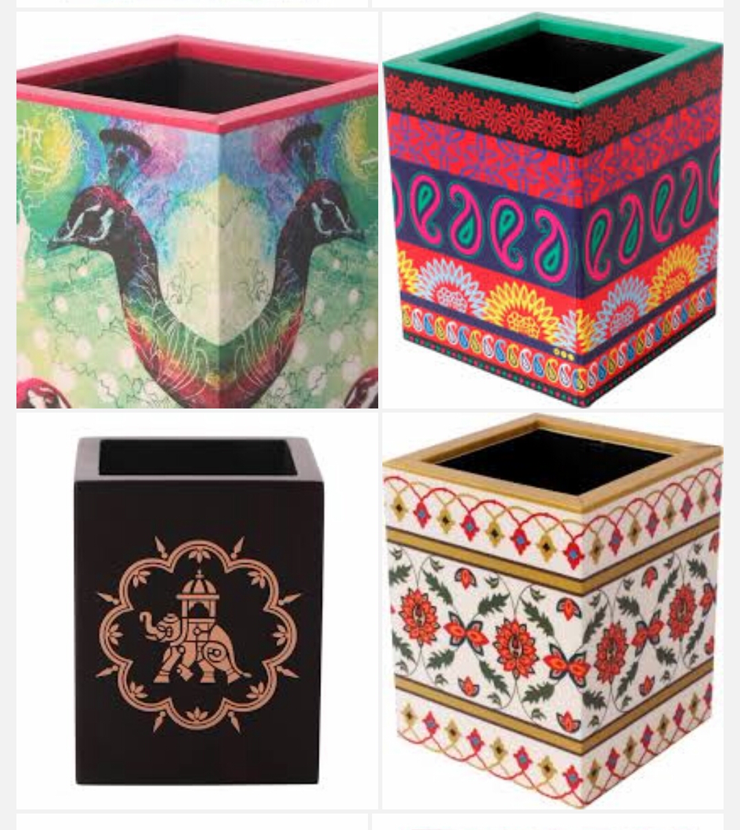 Handcrafted Decorative Pen Holders