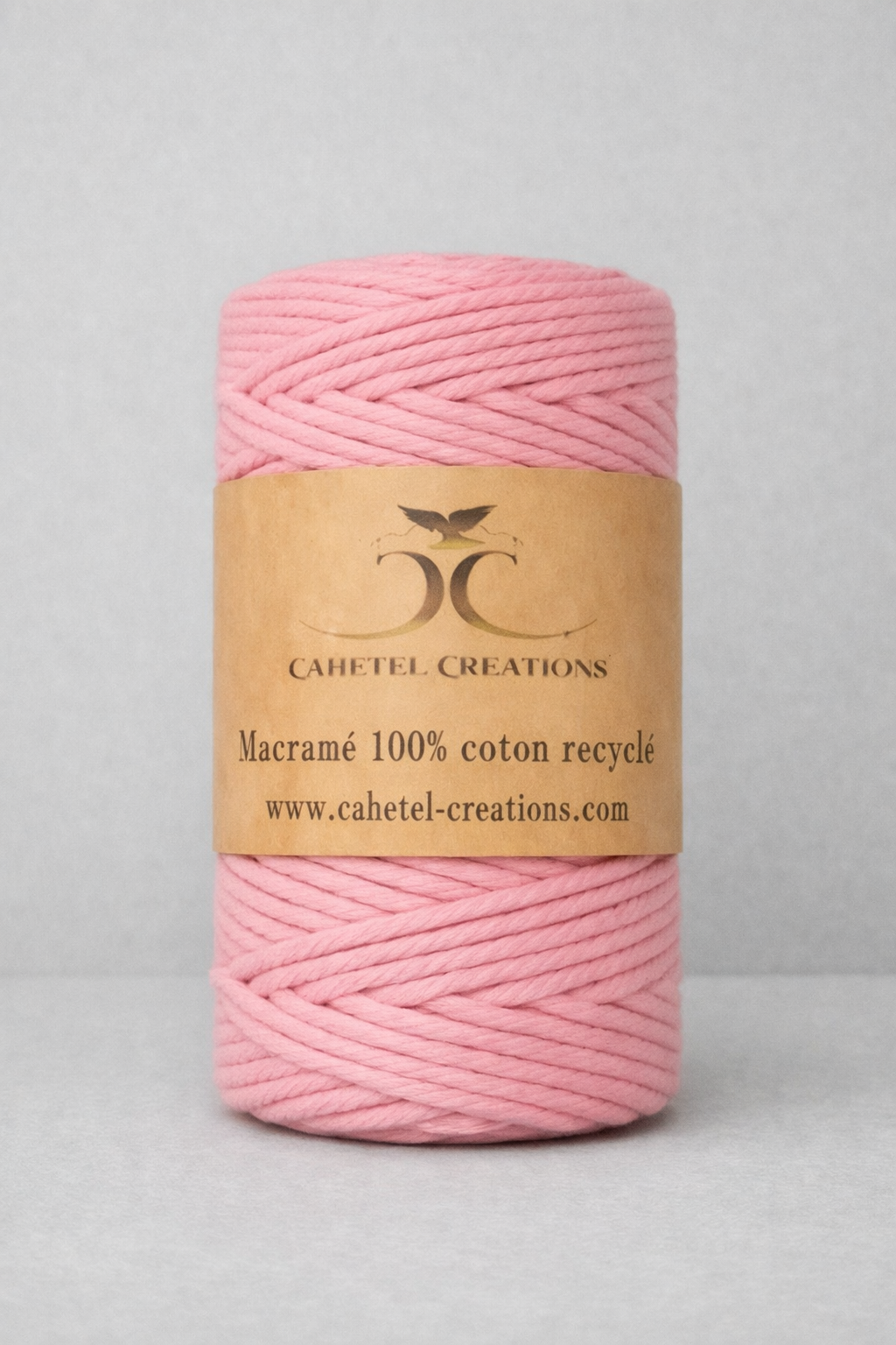 Fil macramé 100% coton recyclé 3mm