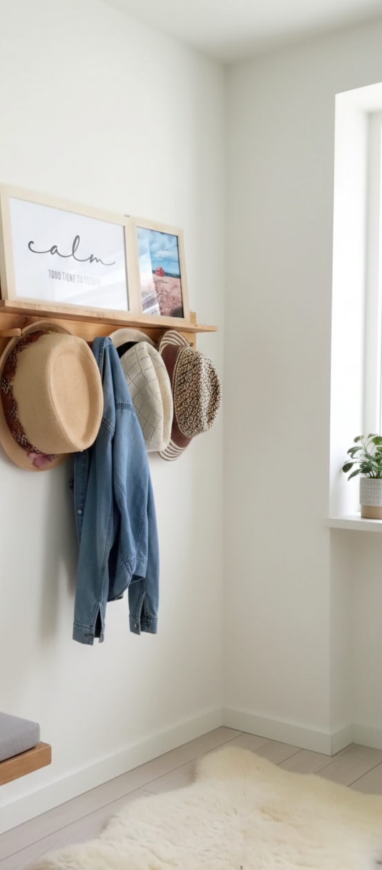 Perchero con Estand Pino