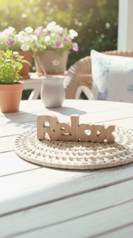 Palabras Corpóreas Decorativas – Family, Relax, Amor y más