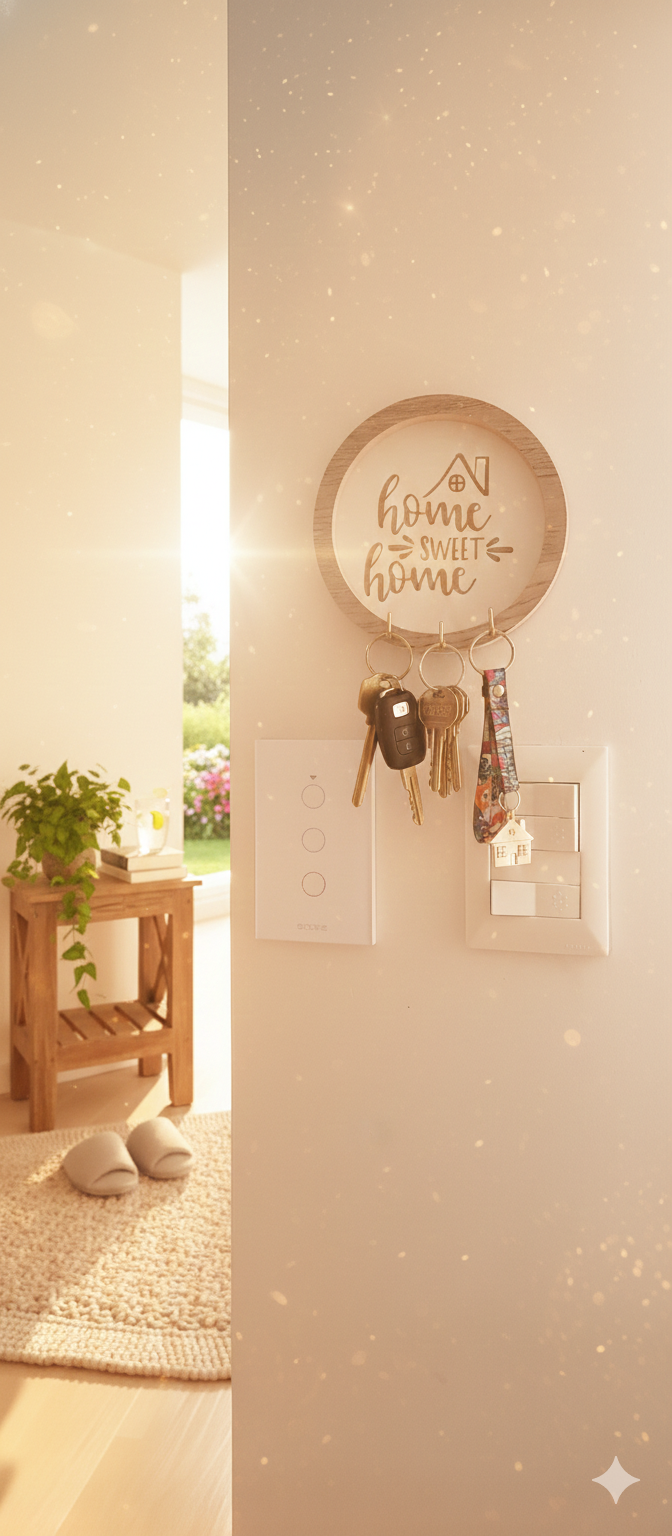 Portallaves "Home sweet home" 