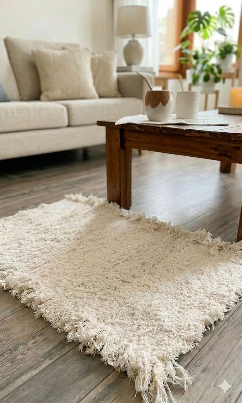 Alfombras Mullí lisas y con líneas gris