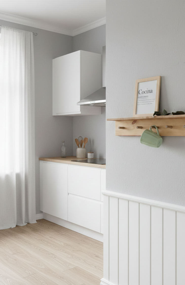 Perchero con Estand Pino