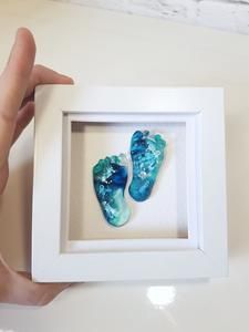 Baby Footprint Art Frame