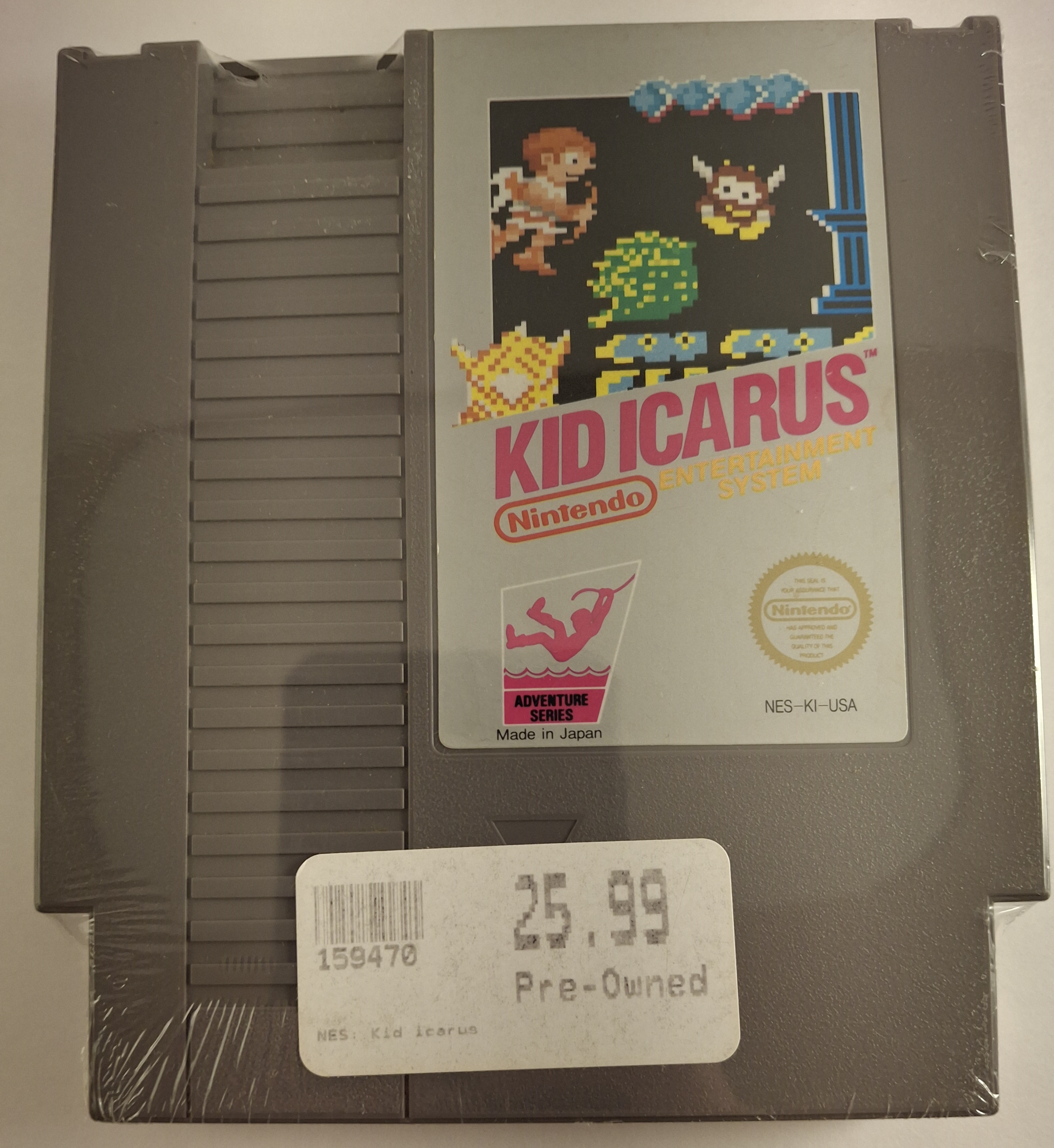 Kid Icarus NES Cartridge