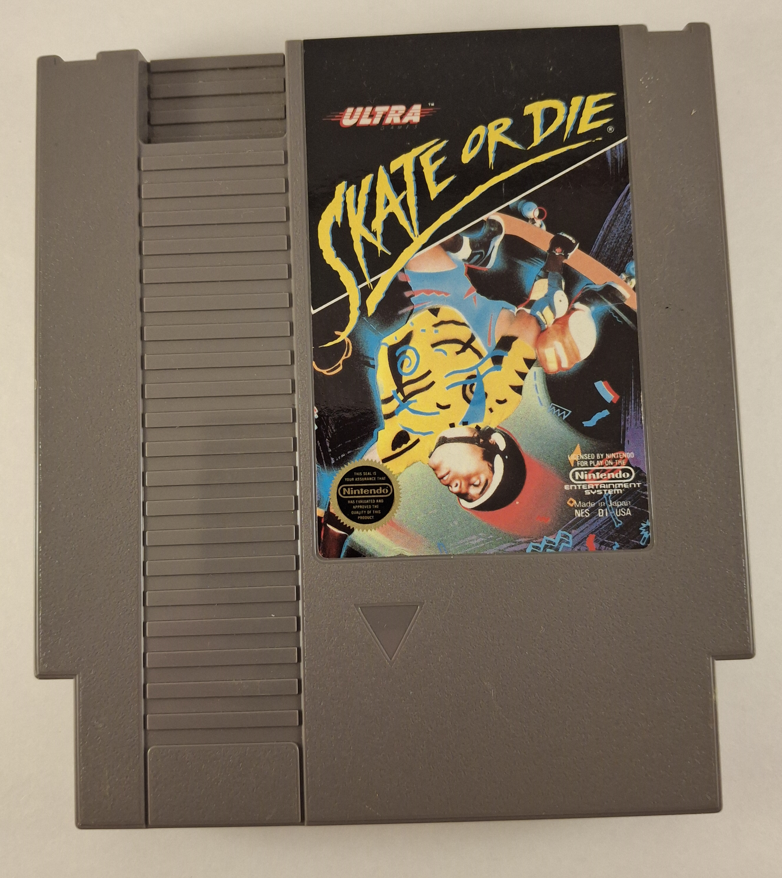 Skate or Die NES Game Cartridge