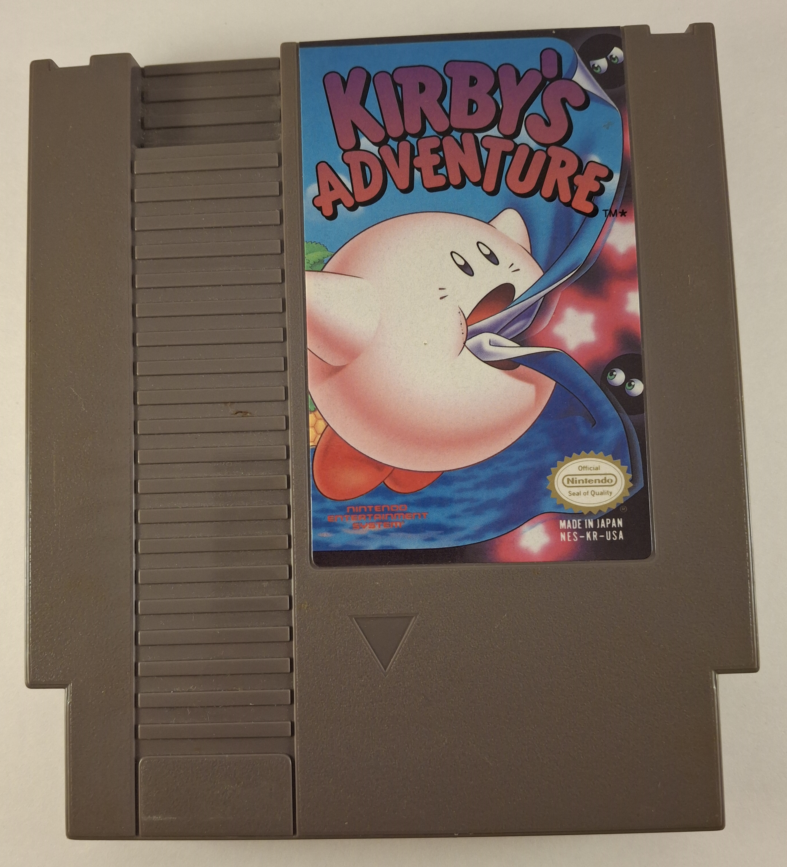 Kirby's Adventure NES Cartridge