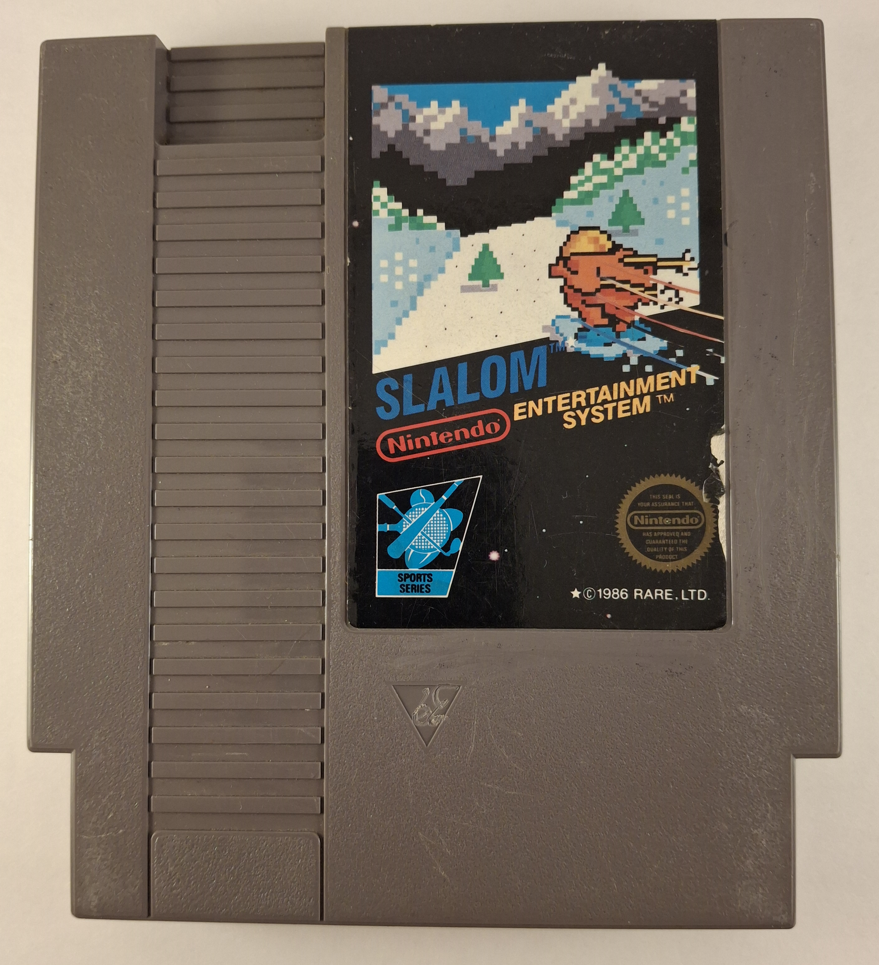 Slalom NES Game Cartridge