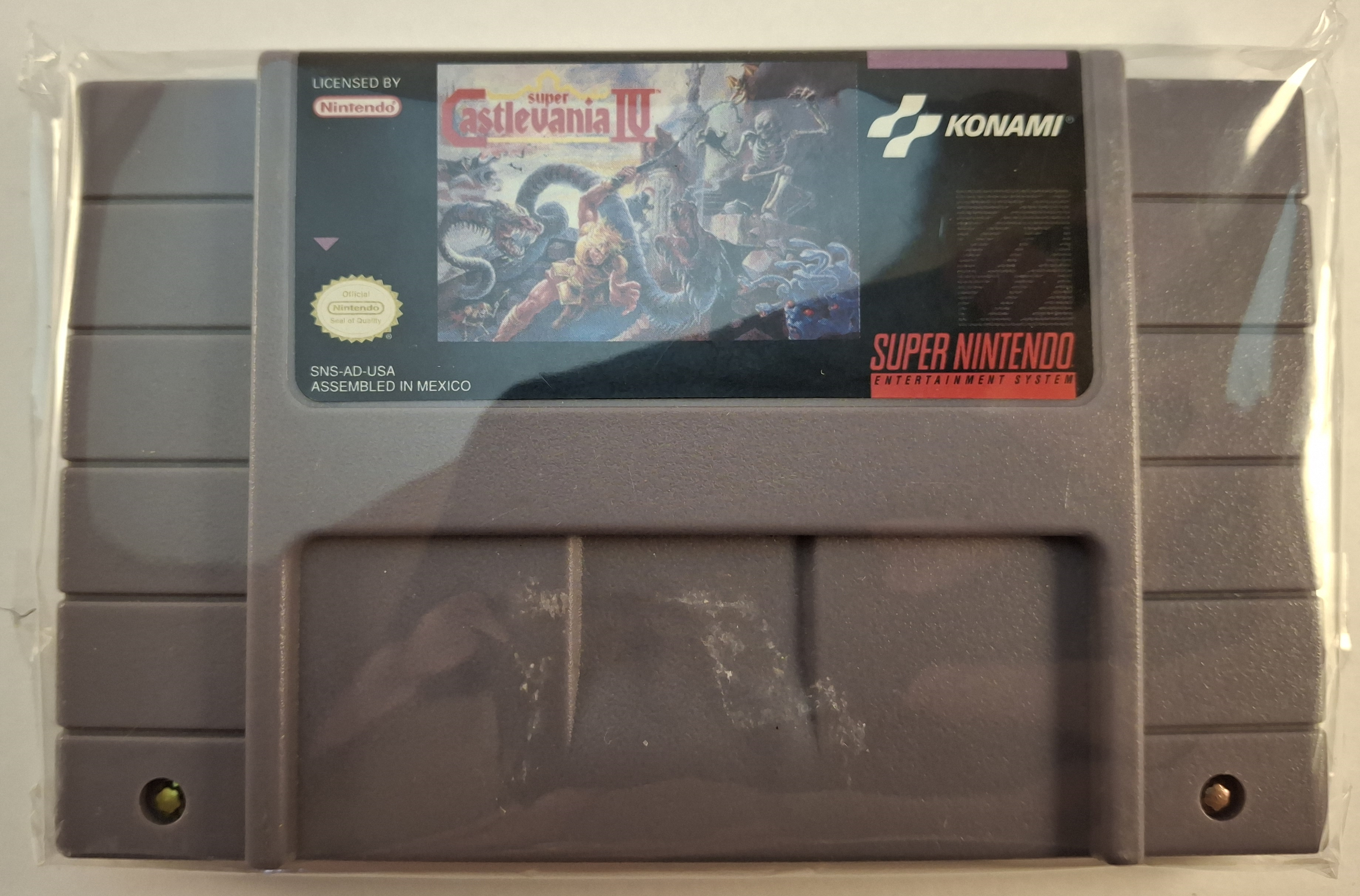 Super Castlevania IV SNES Cartridge