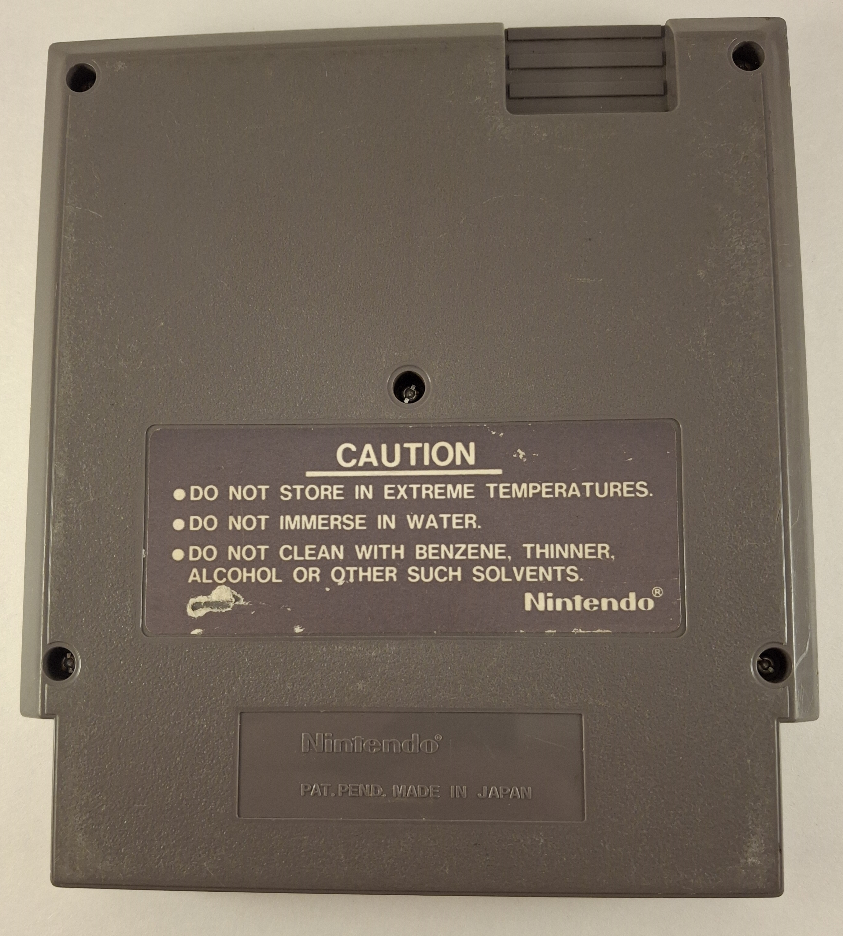 Slalom NES Game Cartridge