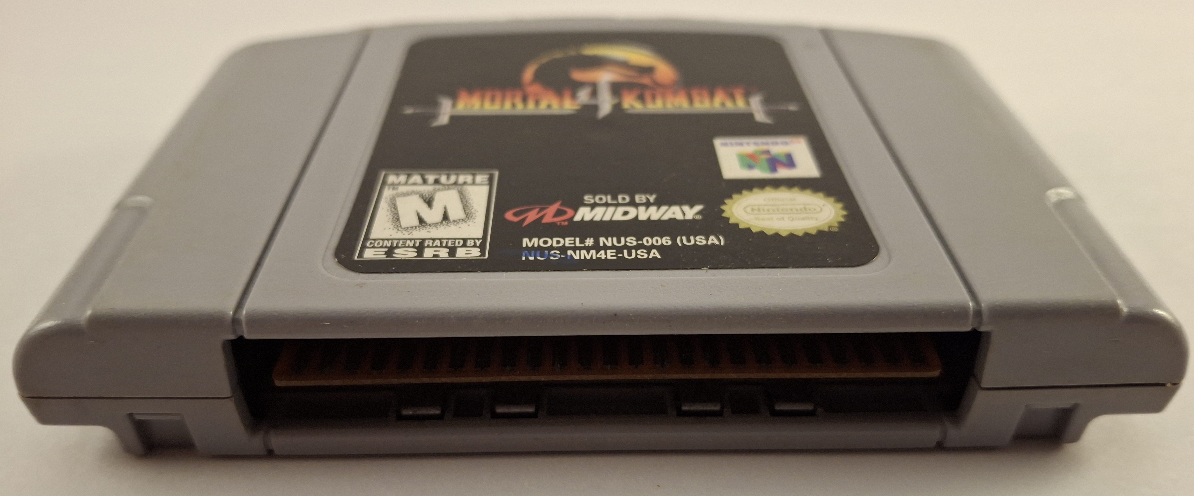 Mortal Kombat 4 Nintendo 64 Cartridge