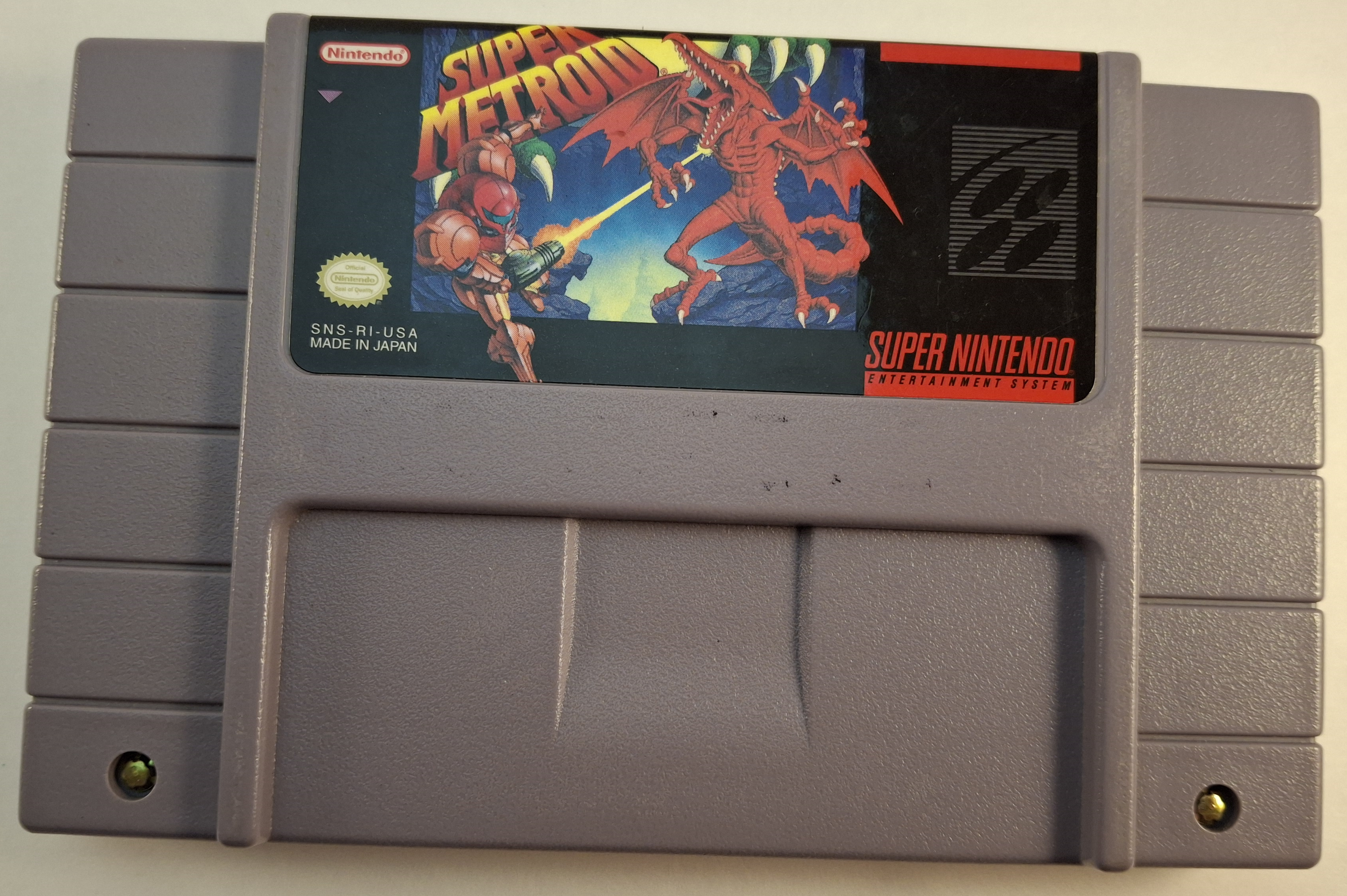 Super Metroid SNES Cartridge