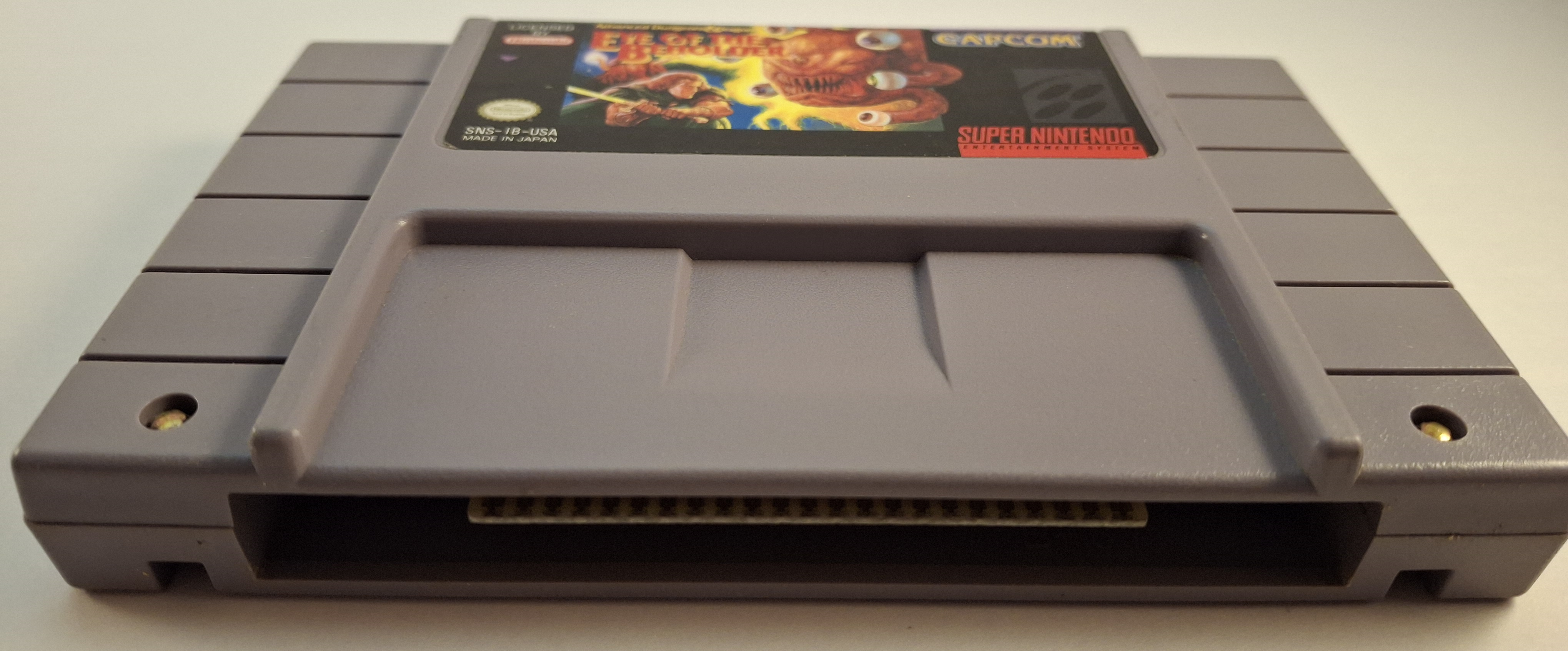 Eye of the Beholder Super Nintendo Cartridge