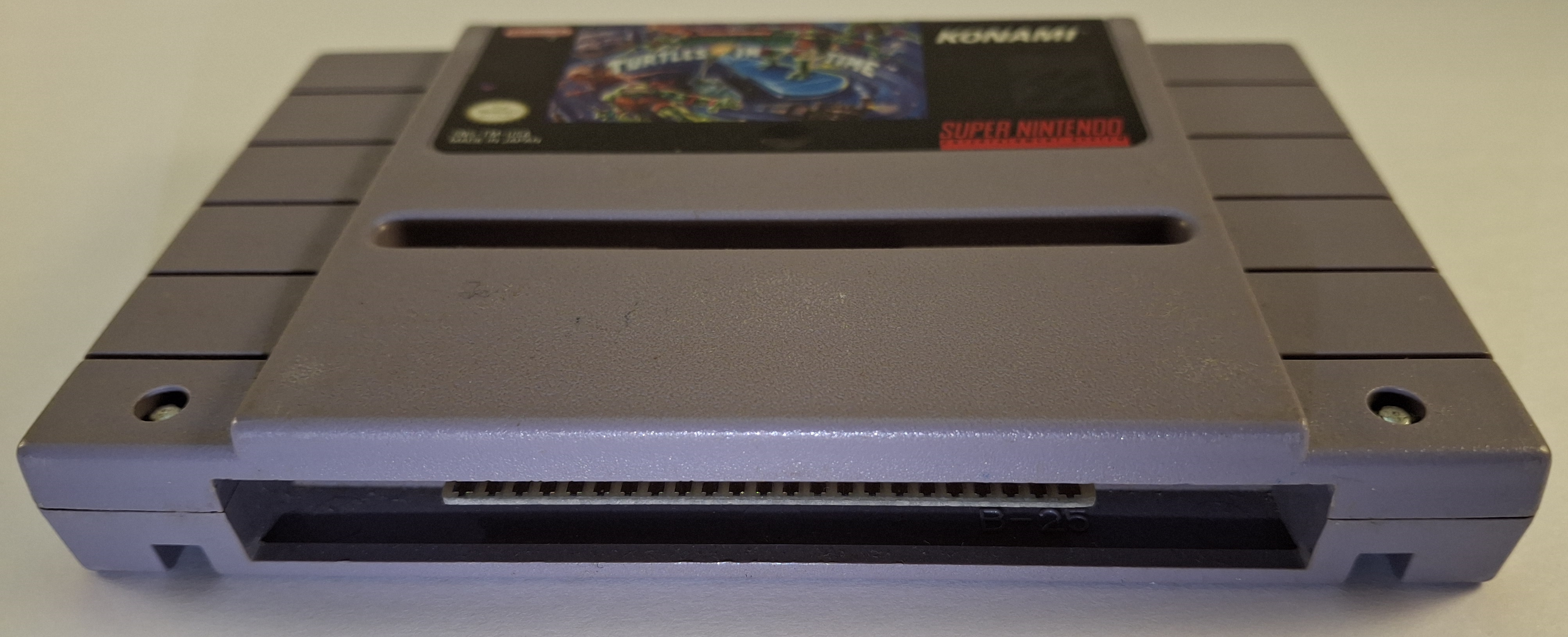 Teenage Mutant Ninja Turtles: Turtles in Time SNES Cartridge