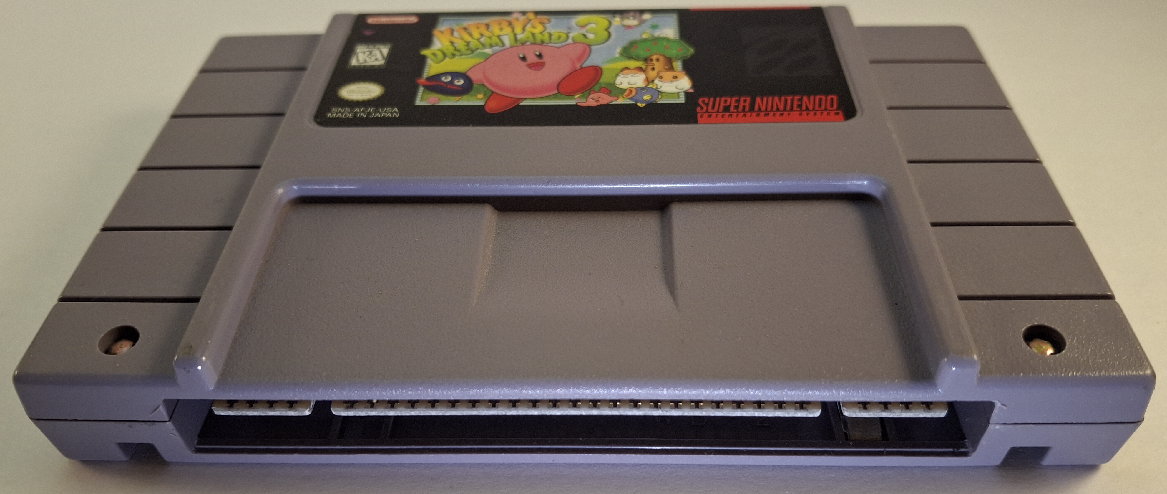 Kirby's Dream Land 3 SNES Cartridge