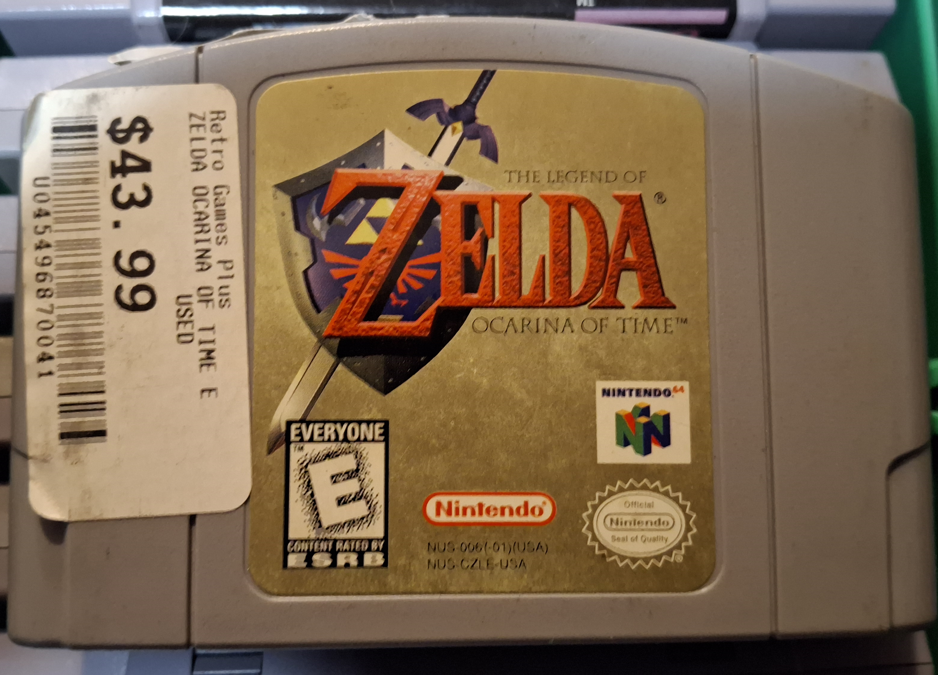 The Legend of Zelda: Ocarina of Time (Nintendo 64 Cartridge)