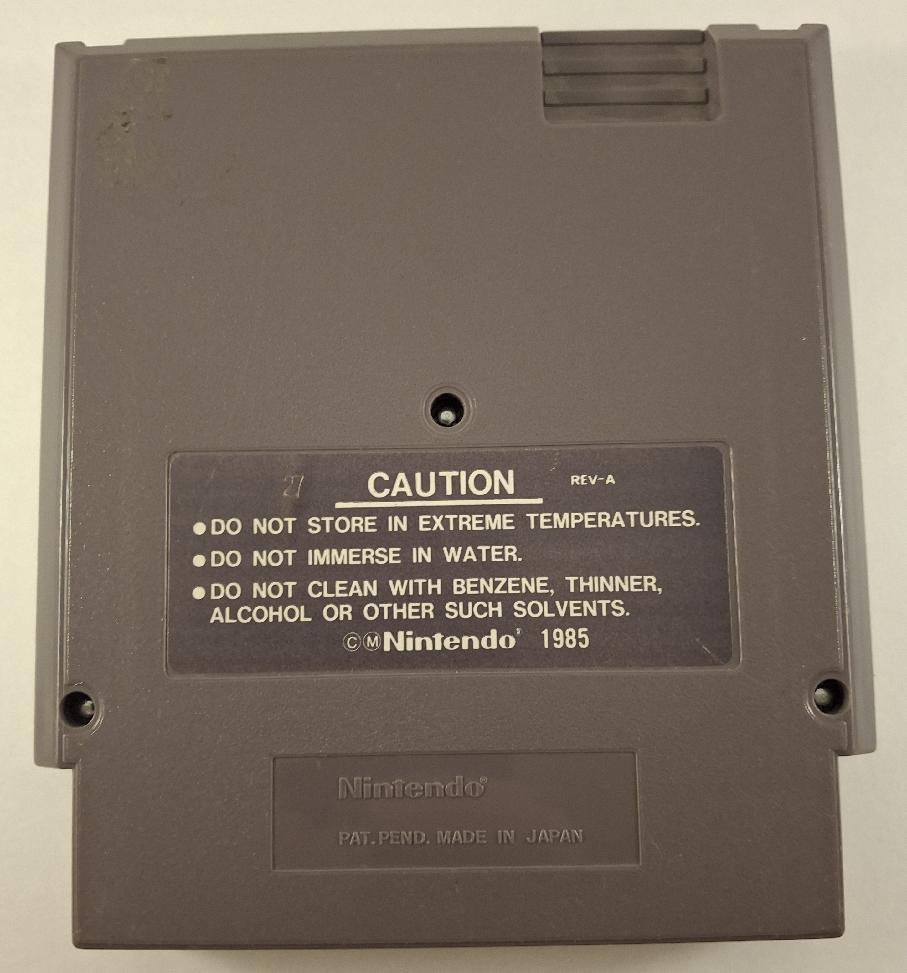 Super Mario Bros. 3 NES Cartridge