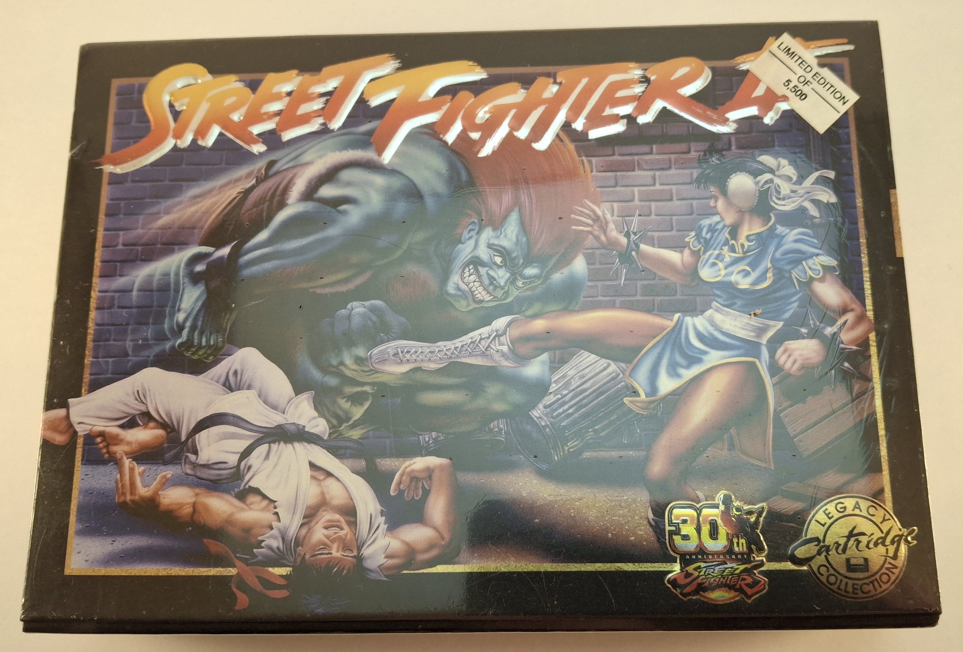 Street Fighter 2 II MISB (Sealed) 30th Anniversary Legacy Cartridge SNES Iam8bit