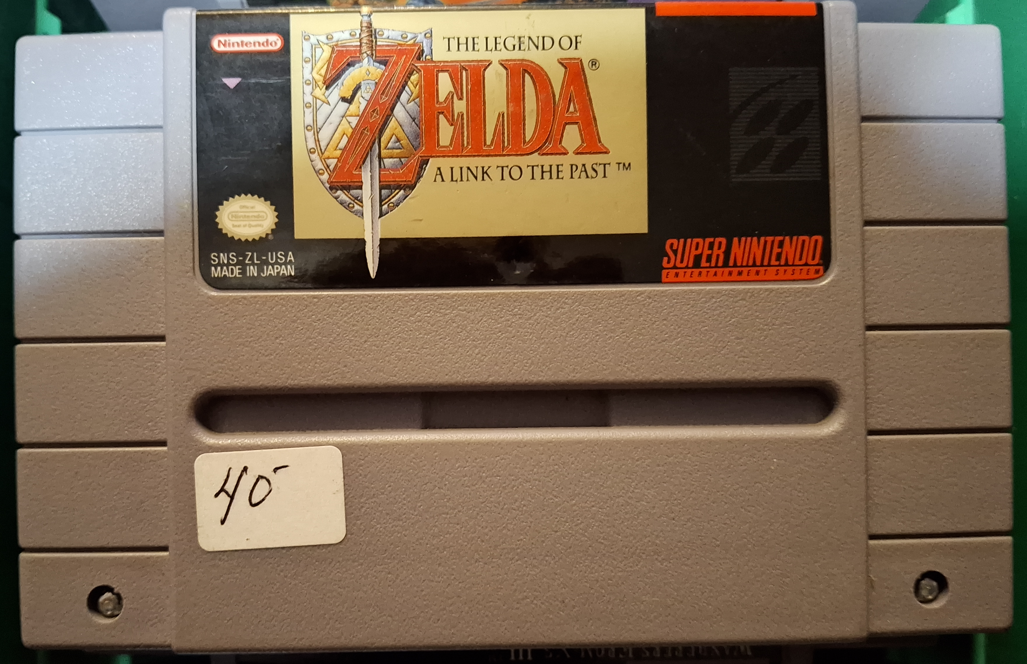 The Legend of Zelda: A Link to the Past (Super Nintendo SNES Cartridge)