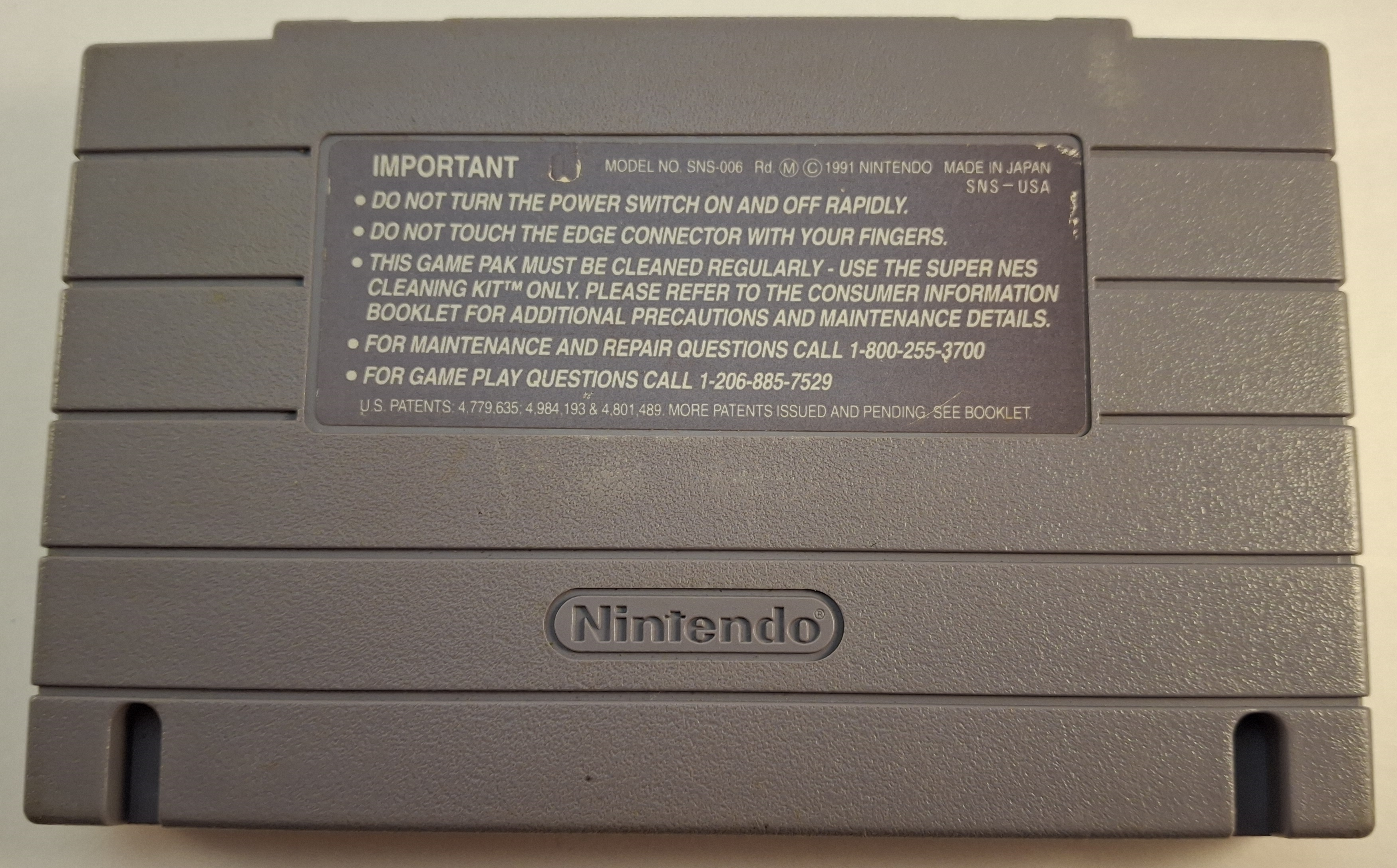 Super Nintendo Game Cartridge: Ys III