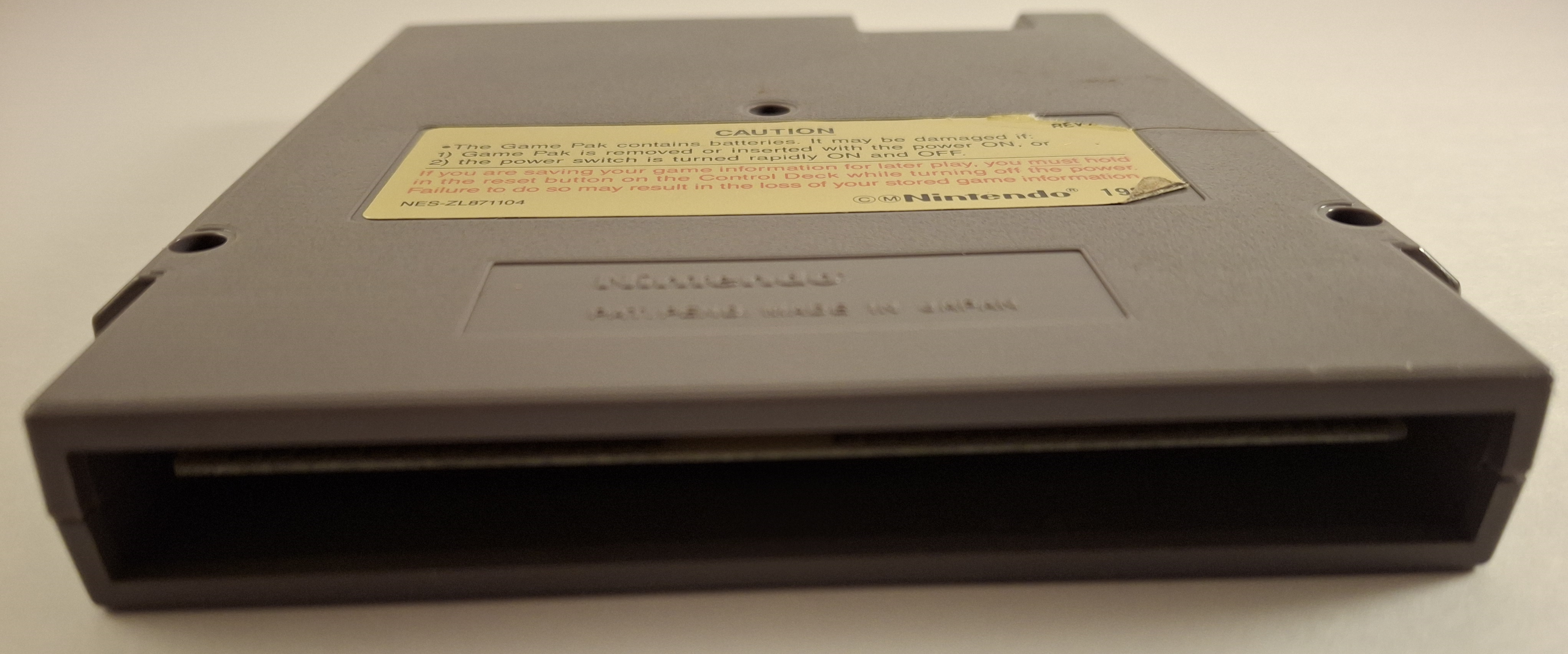 Maniac Mansion NES Game Cartridge