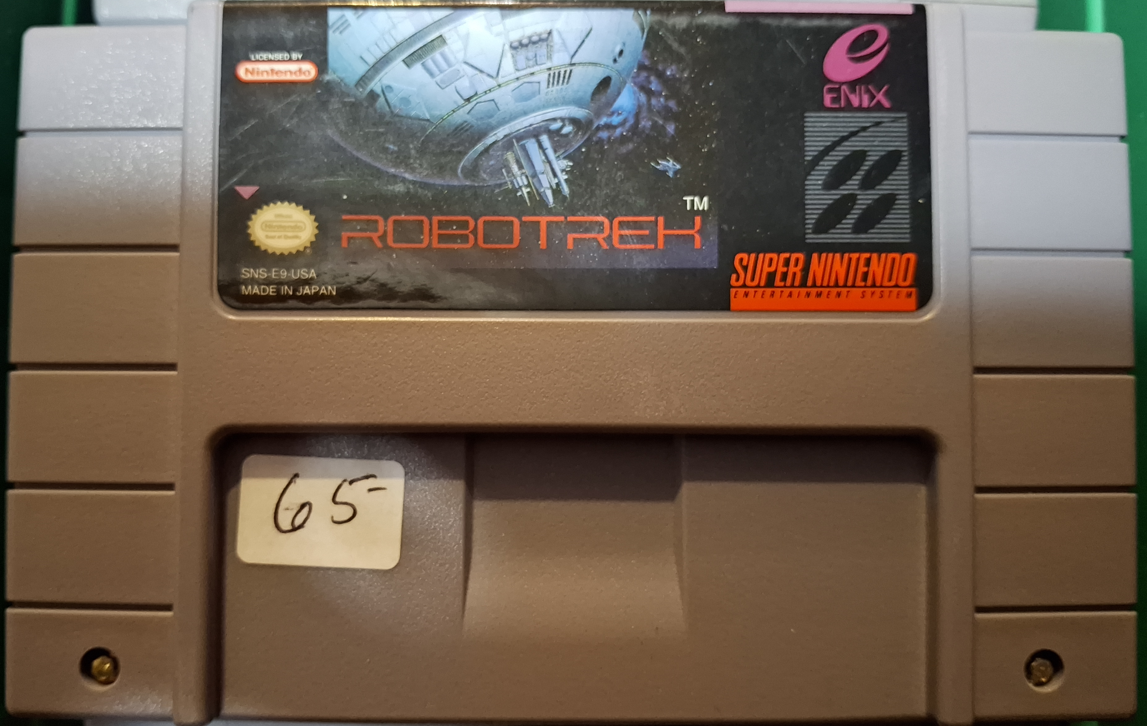 Robotrek SNES Game Cartridge