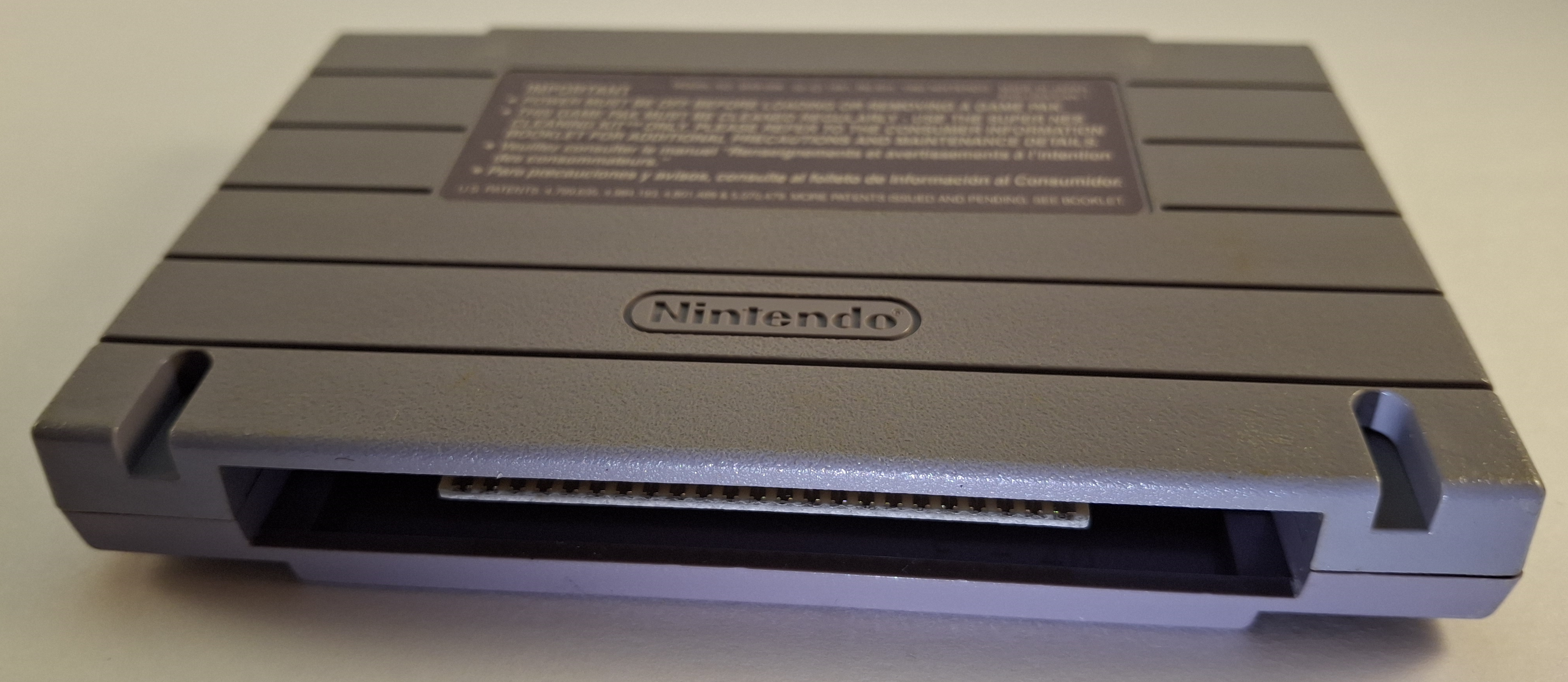 Teenage Mutant Ninja Turtles: Turtles in Time SNES Cartridge