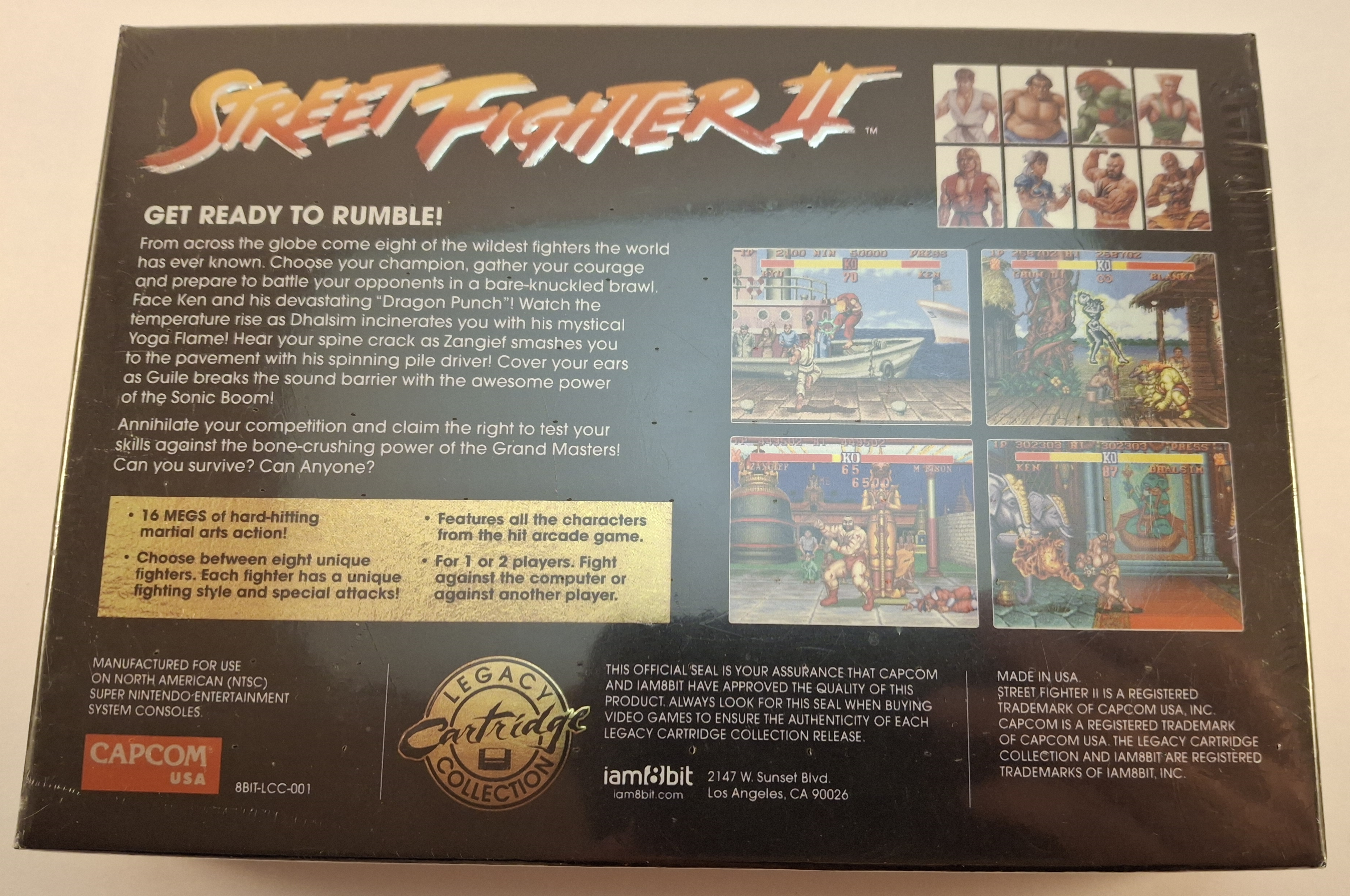 Street Fighter 2 II MISB (Sealed) 30th Anniversary Legacy Cartridge SNES Iam8bit
