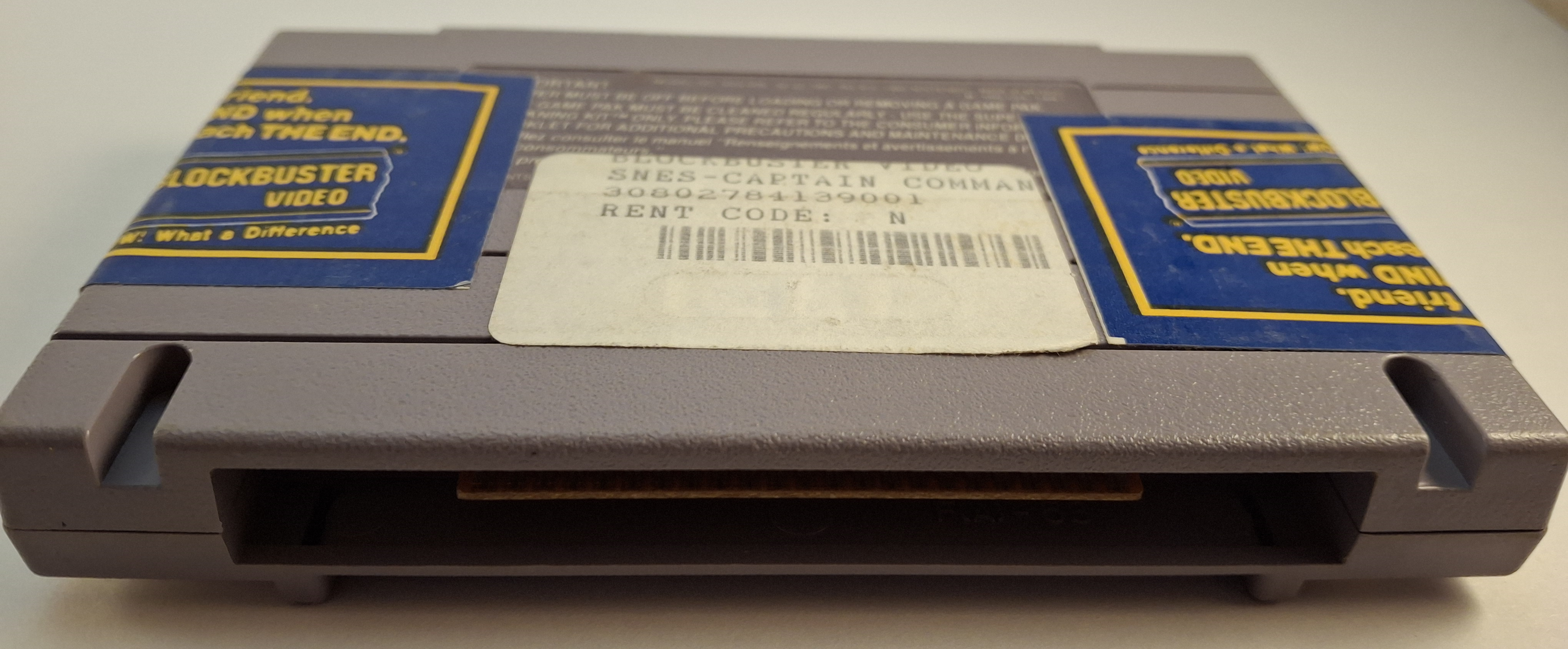 Captain Commando SNES Cartridge