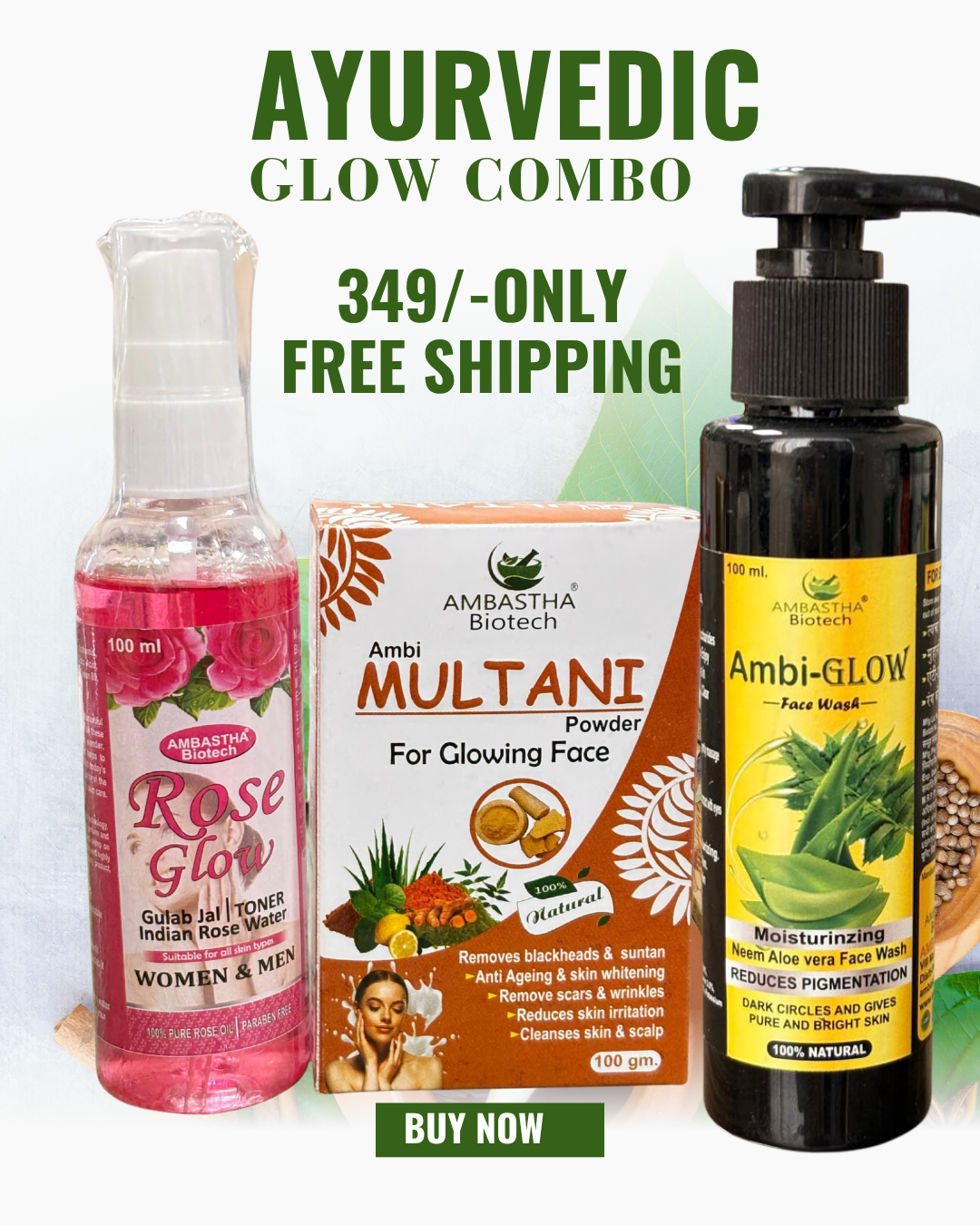 Arogyam Origins Glow Combo