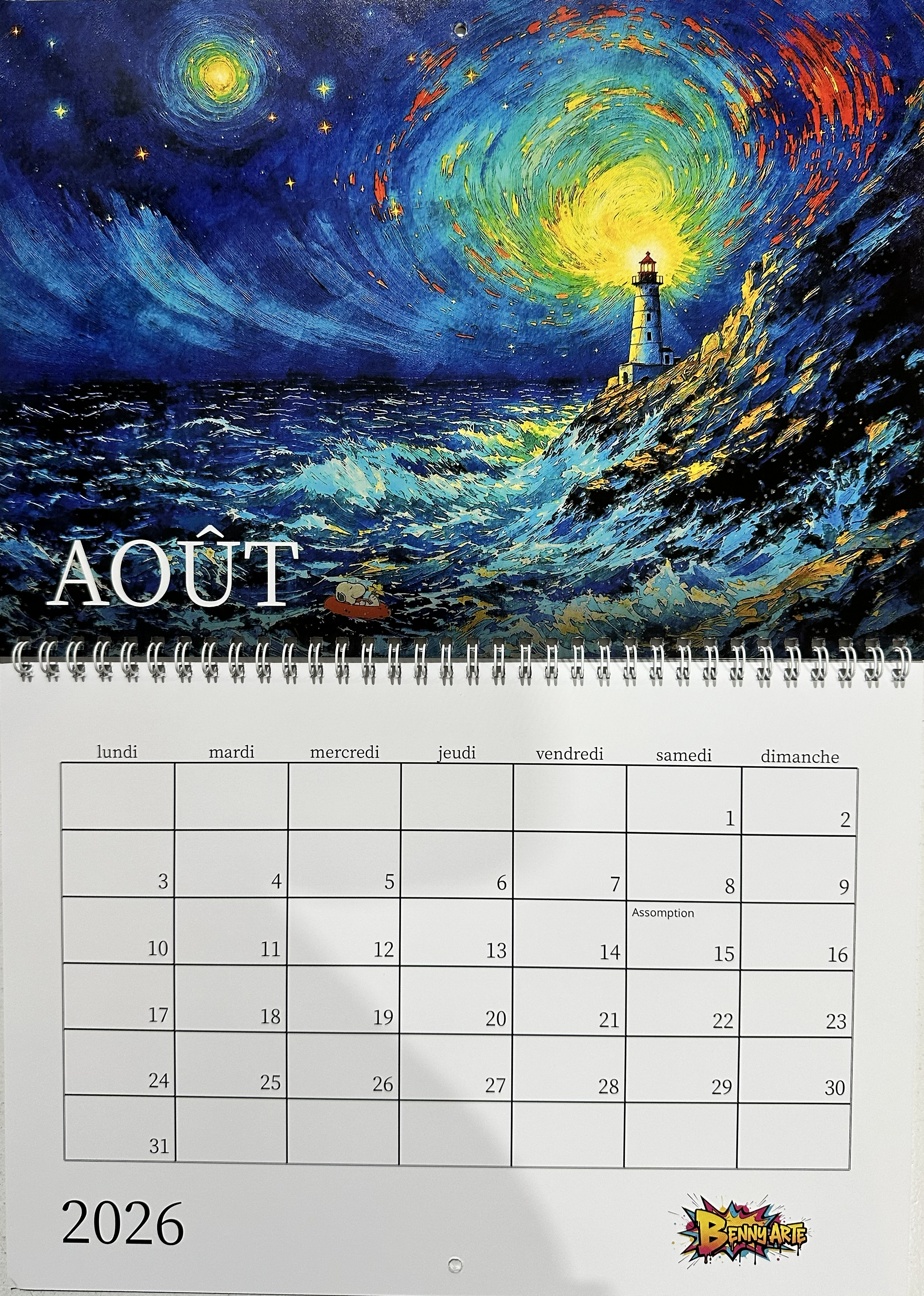 Édition Limitée du Calendrier Benny Arte 2026