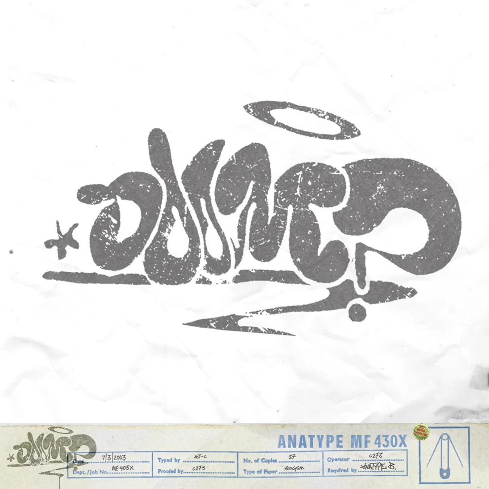 ANATYPE X VINYL MINE MF DOOM LAB UNISEX TEE ░░░▒▒