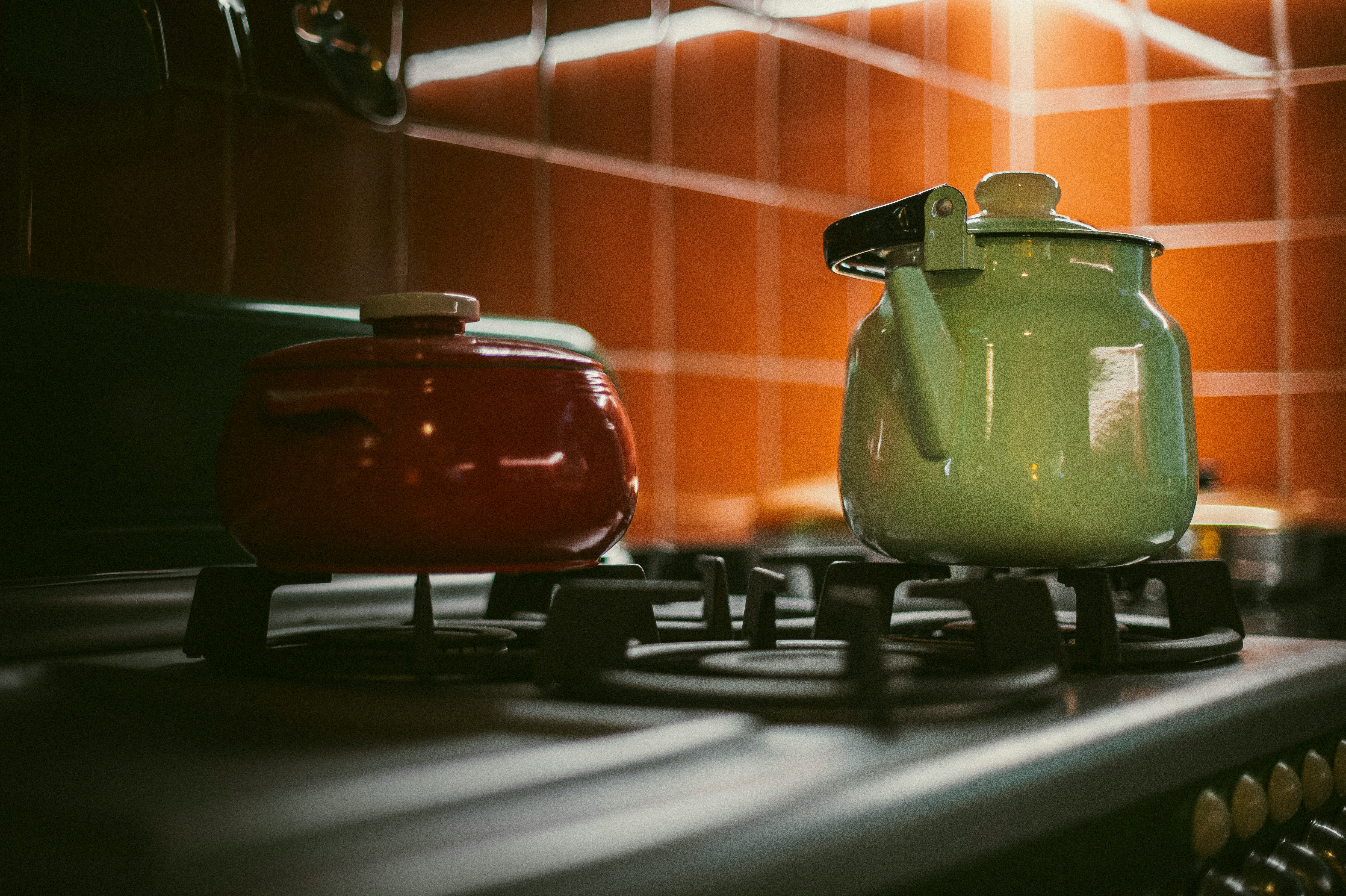 Vintage Green Kettle