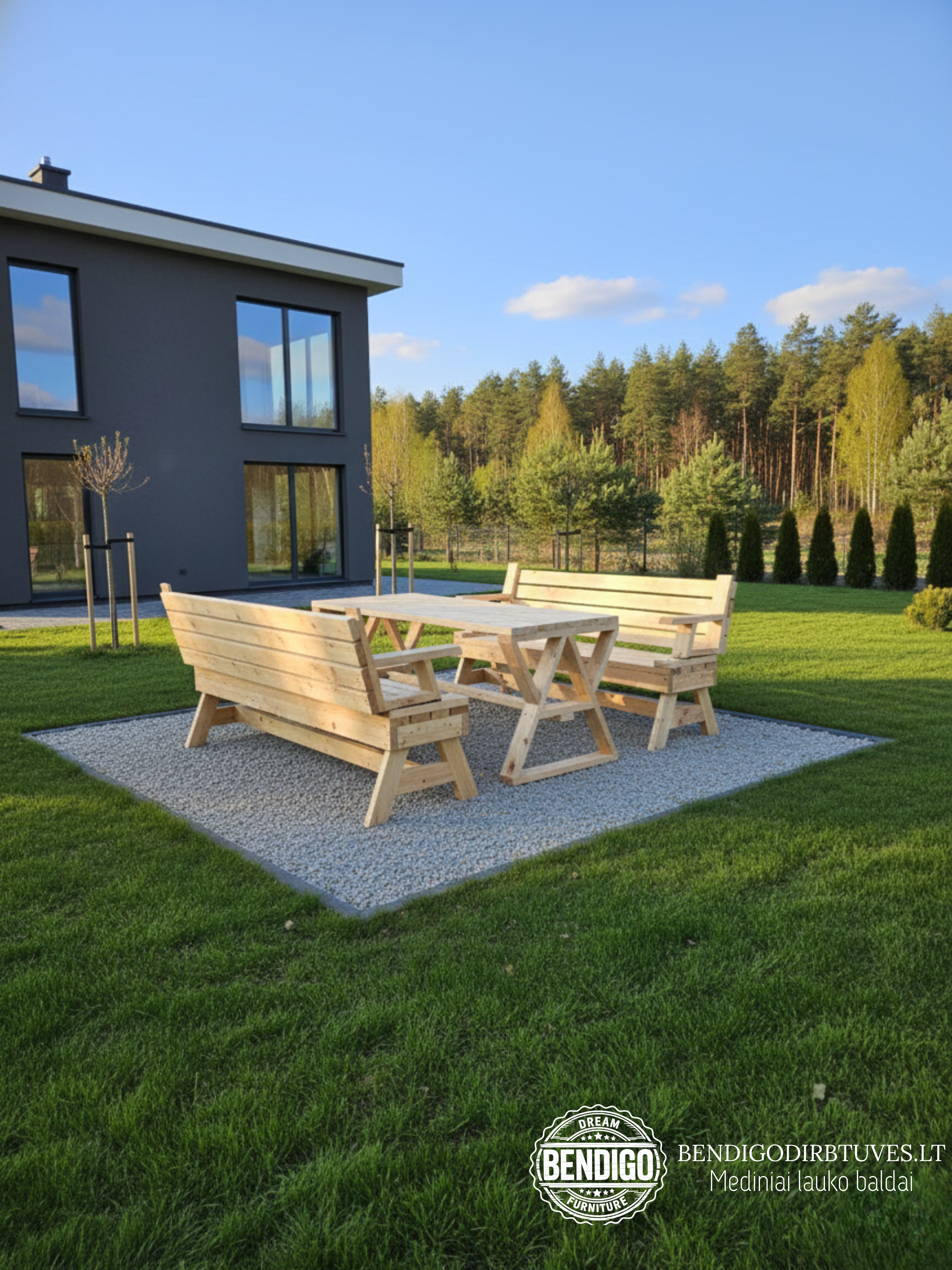 Lauko baldų komplektas - LIVORO
