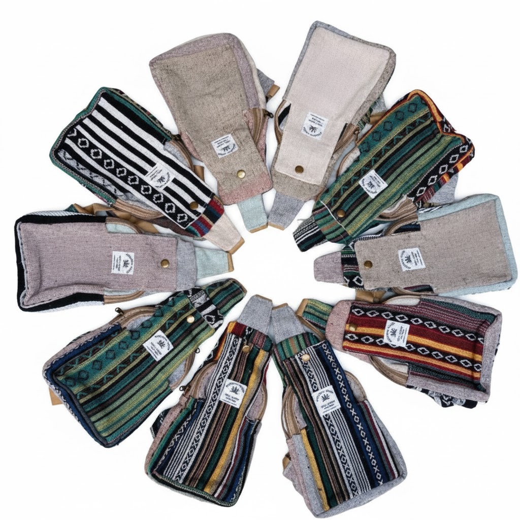 100% Hemp Sling Bags