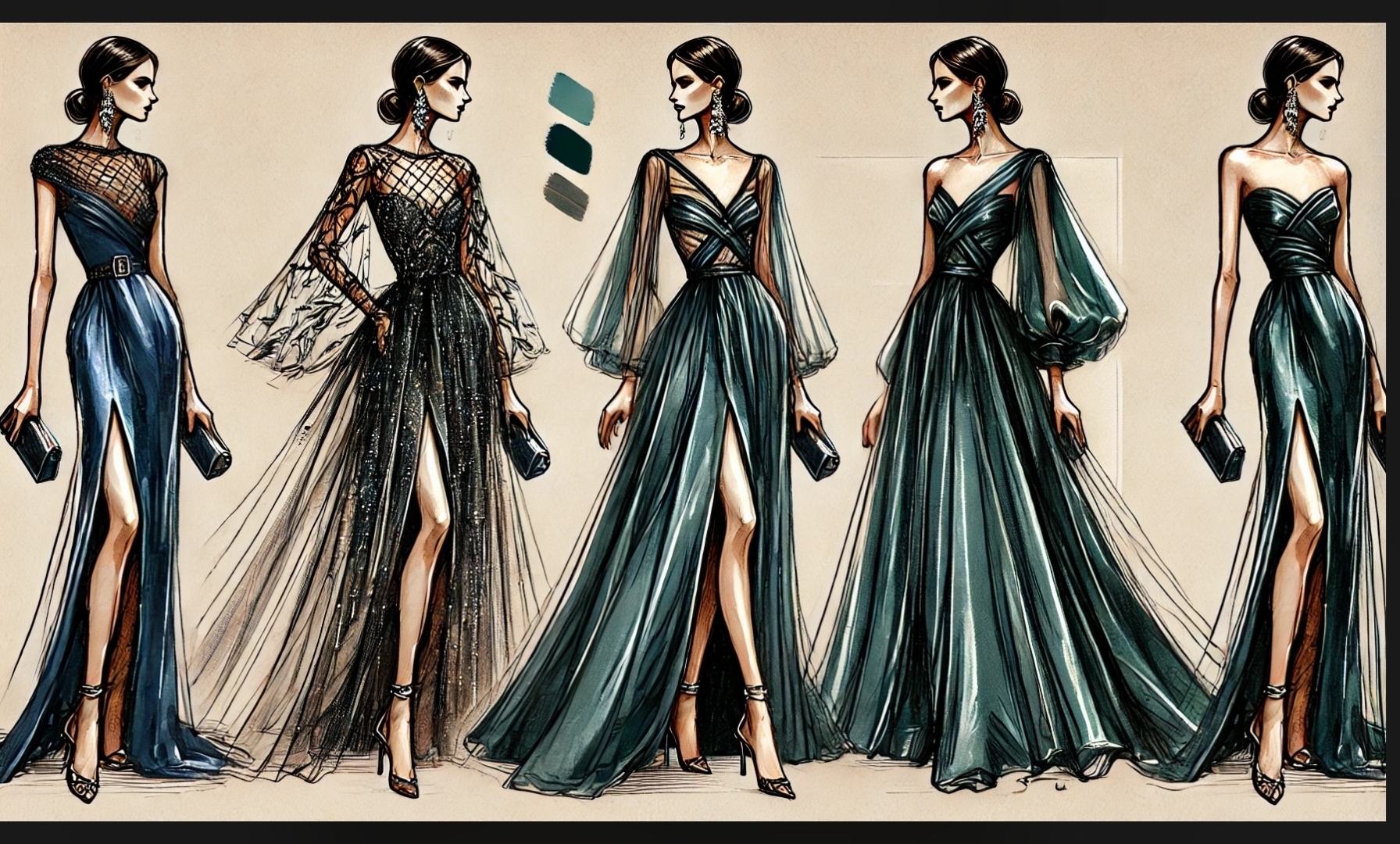 Elegant Evening Gown Collection