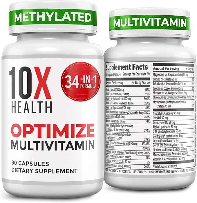 10X Health Optimize Multivitamin for Men