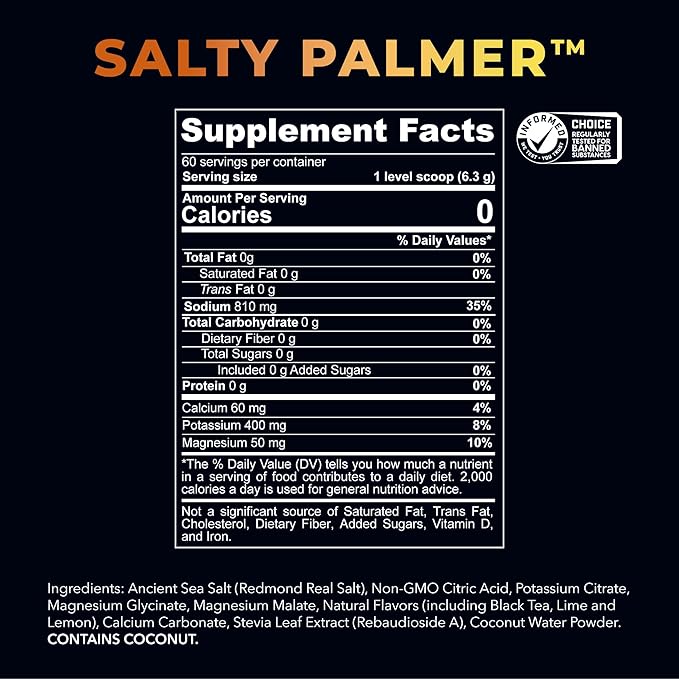 Hydration Electrolyte Mix Powder Limited Edition (Salty Palmer)