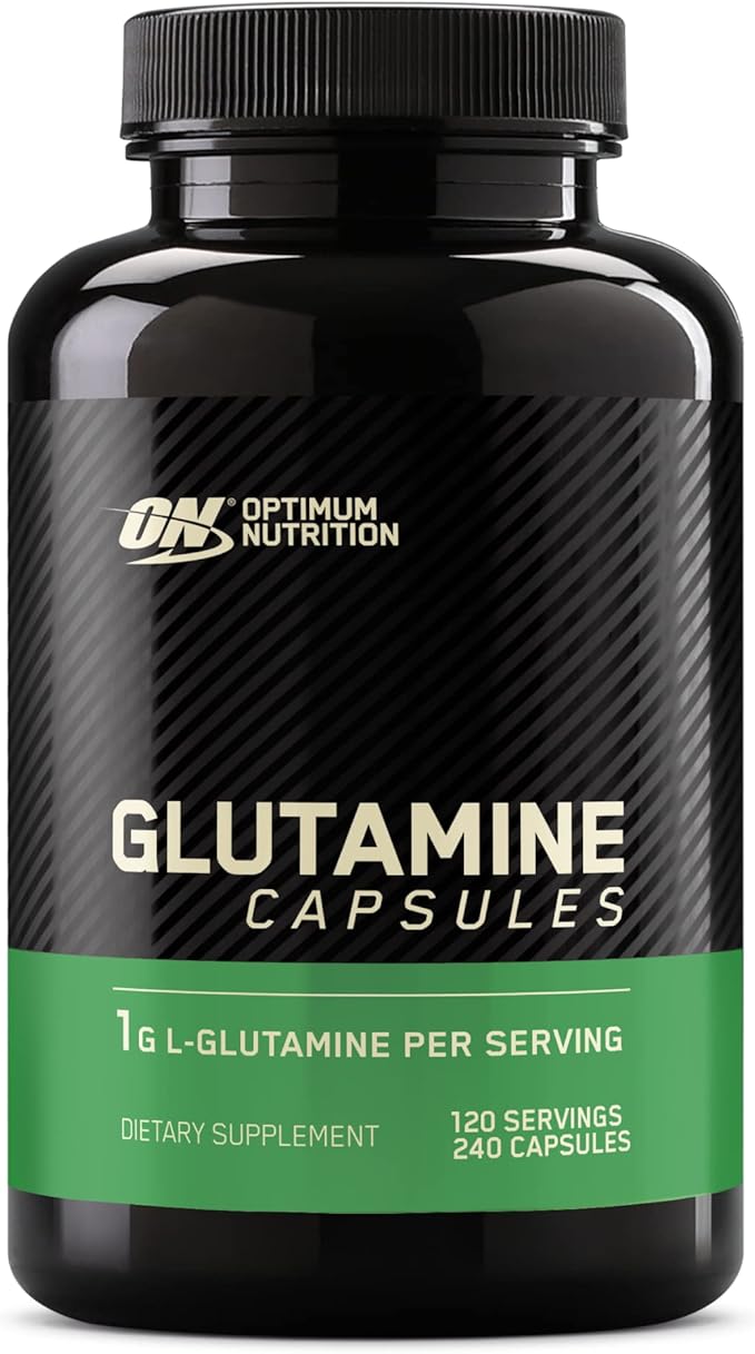 Optimum Nutrition L-Glutamine Muscle Recovery Capsules, 1000mg