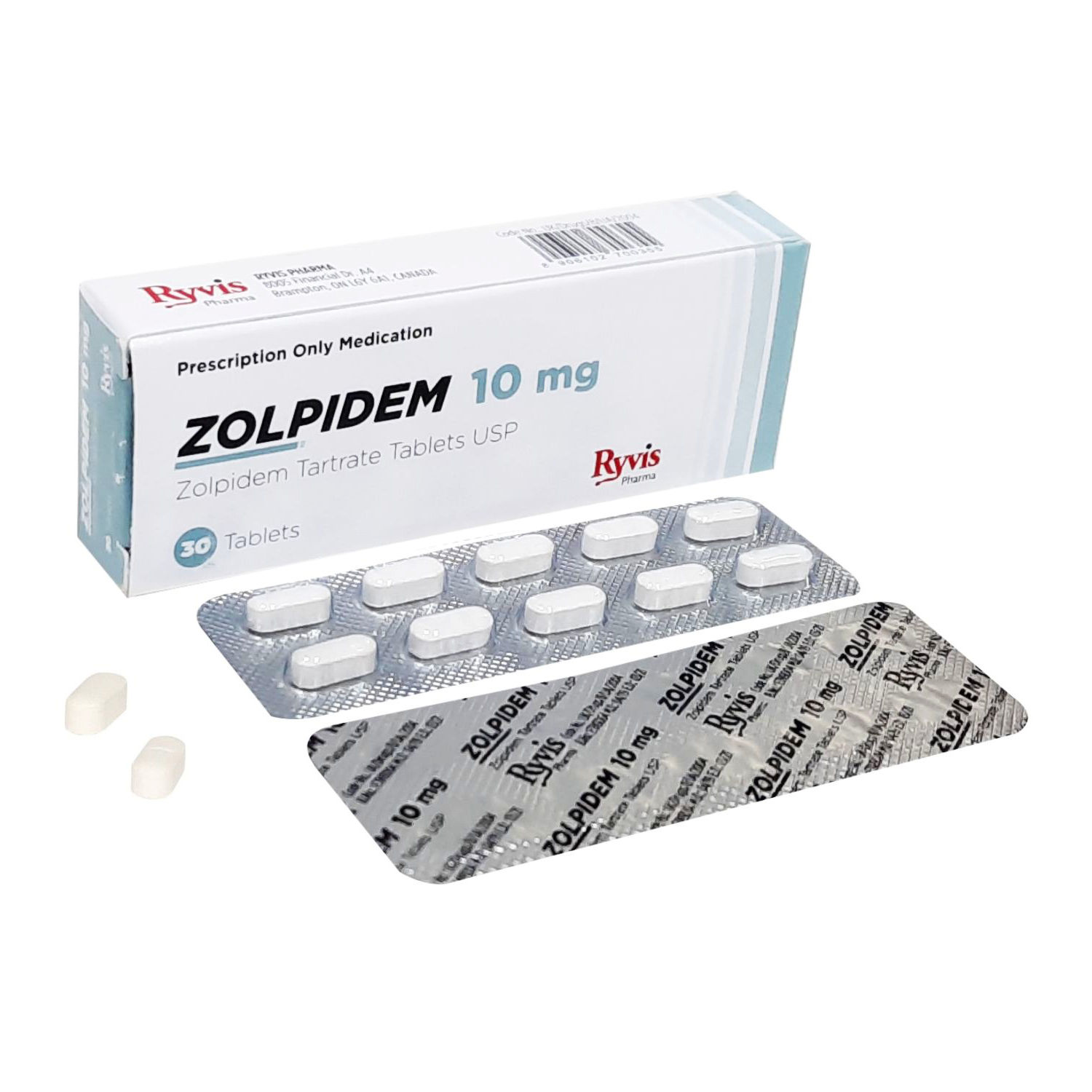 Zolpidem 10mg – Fast-Acting Nighttime Sleep Aid
