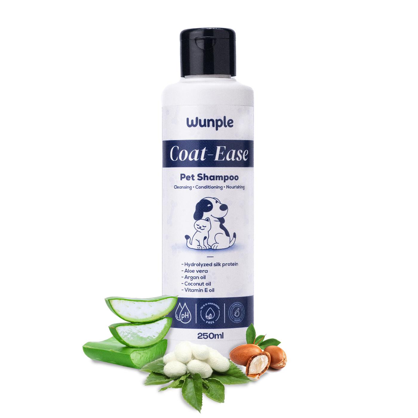 Wunple Coat-Ease Pet Shampoo(250ml)