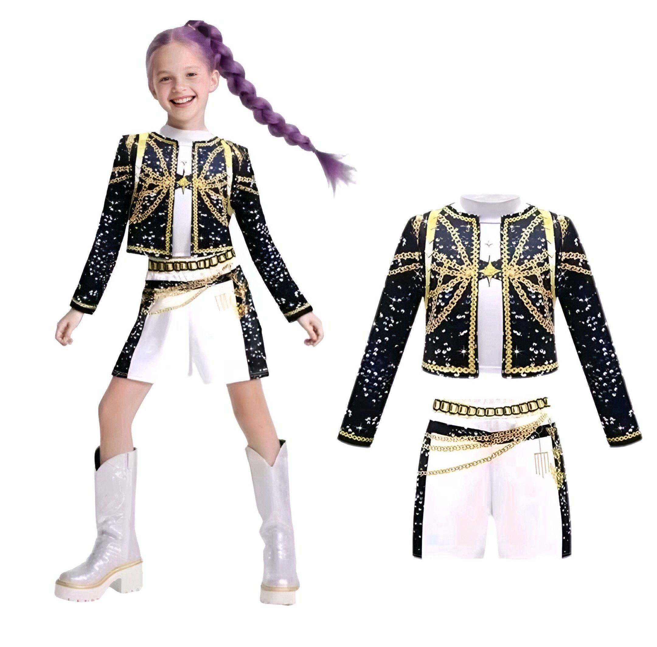 Ensemble de costume Rumi K-pop demon hunter