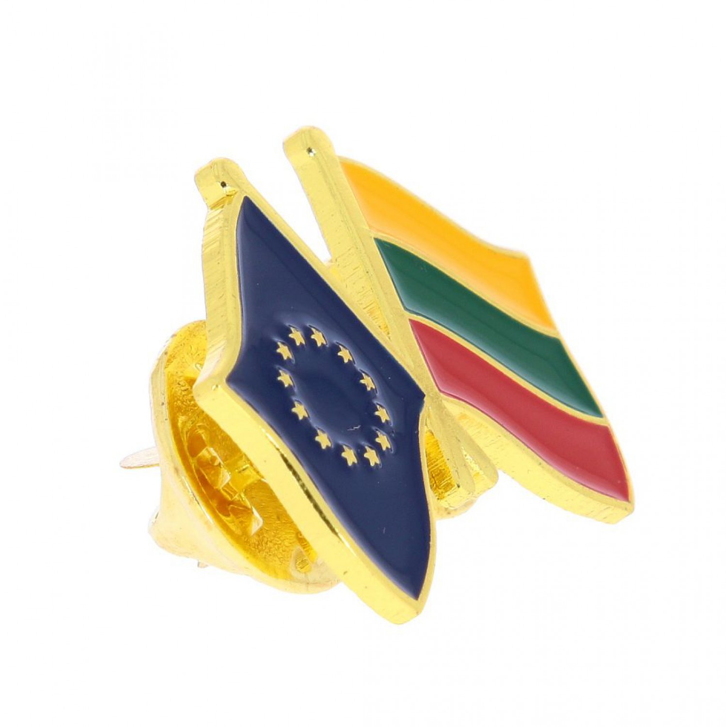 Ženkliukas ES ir Lietuvos vėliavos