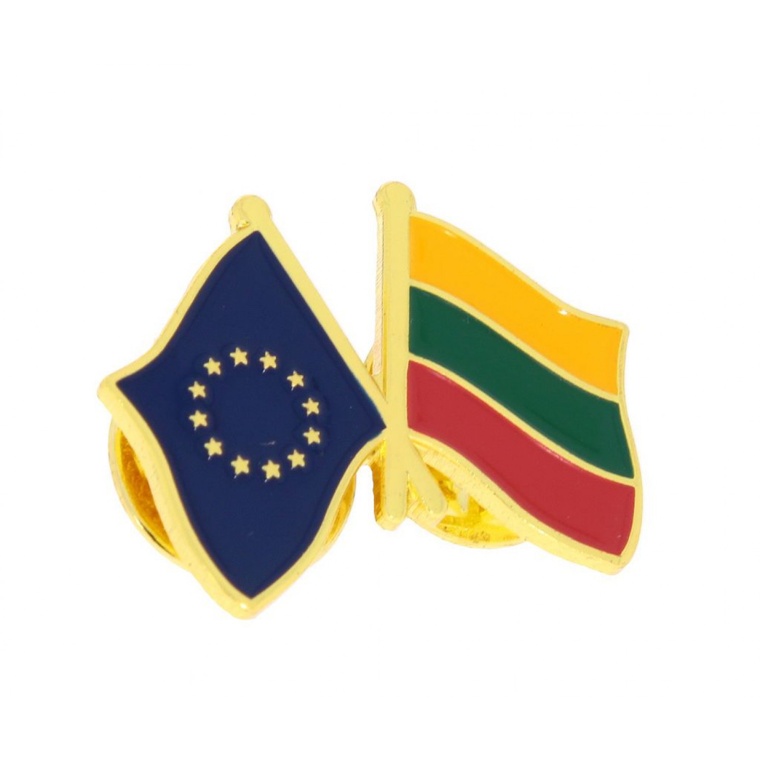 Ženkliukas ES ir Lietuvos vėliavos