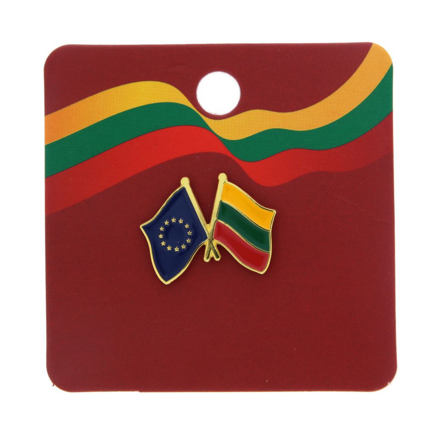 Ženkliukas ES ir Lietuvos vėliavos