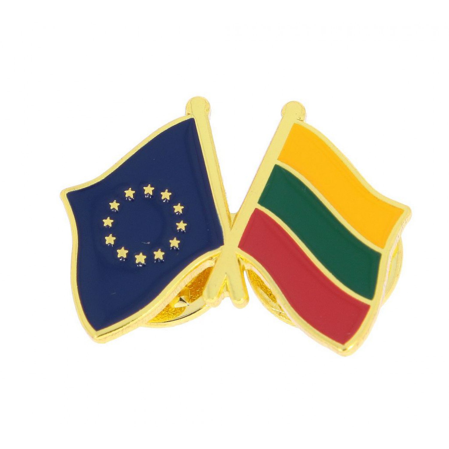 Ženkliukas ES ir Lietuvos vėliavos