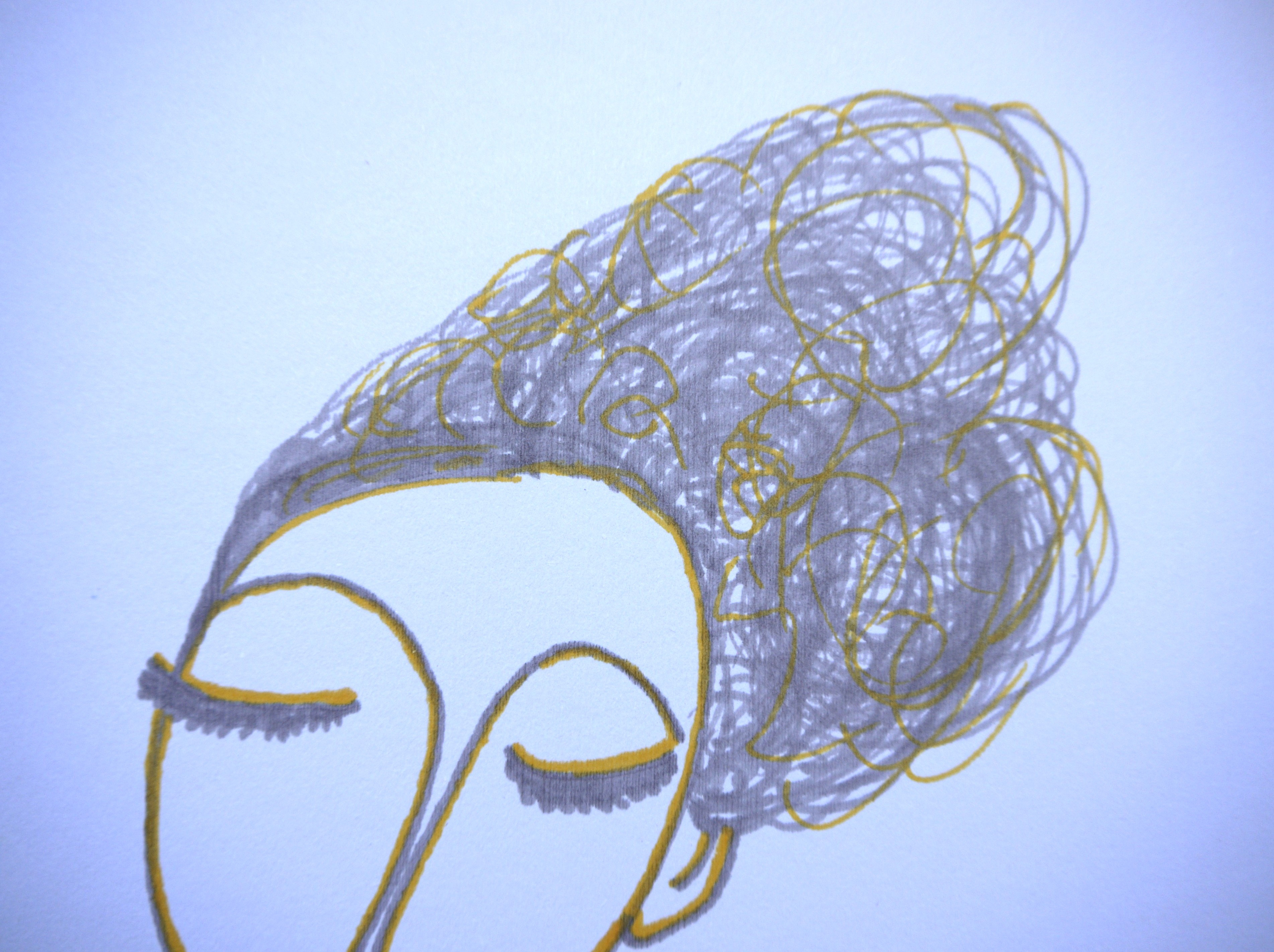 Pen sketch / Modern portrait drawing II